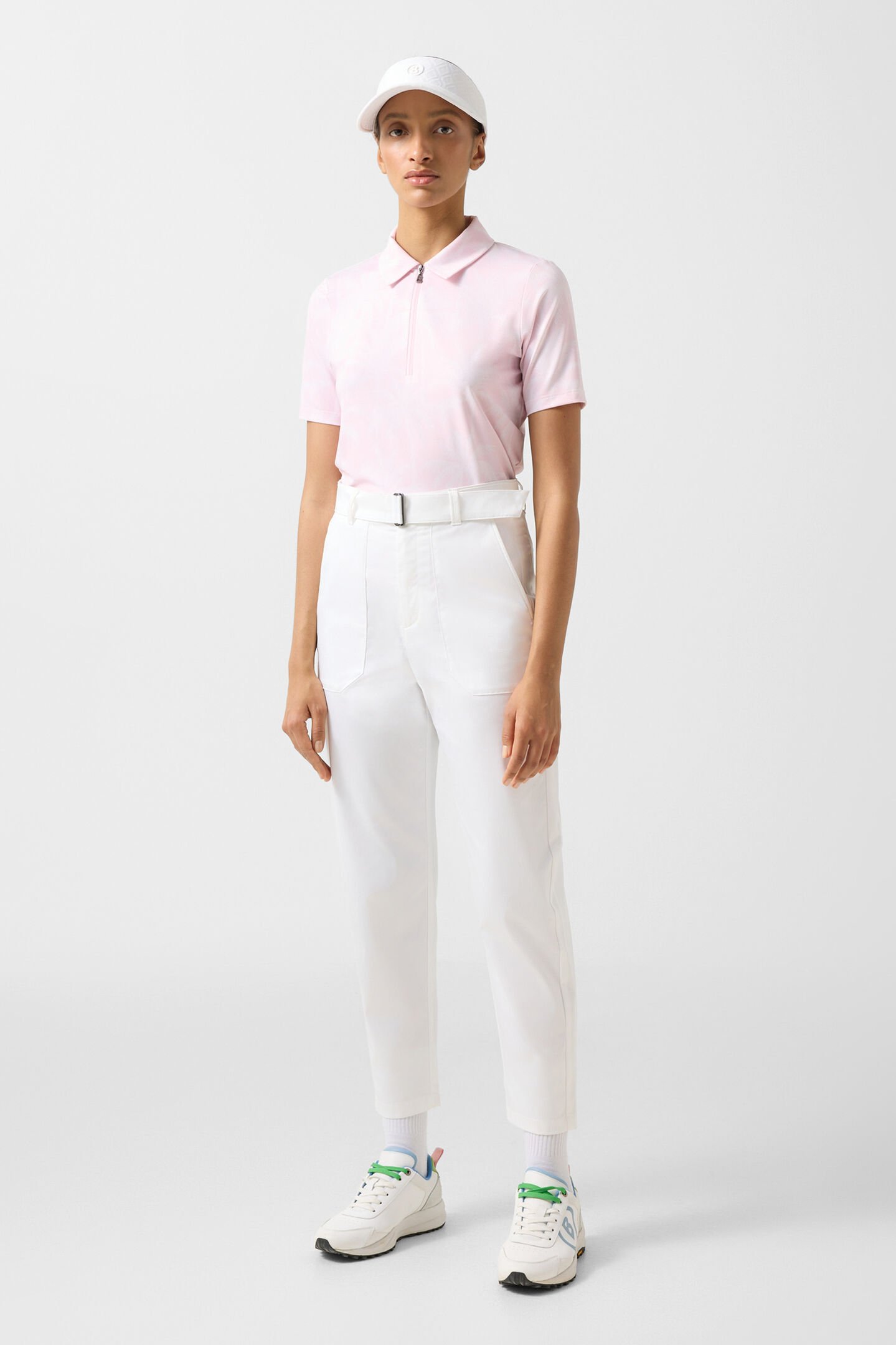 Taya functional short-sleeved top Pink/Off-White