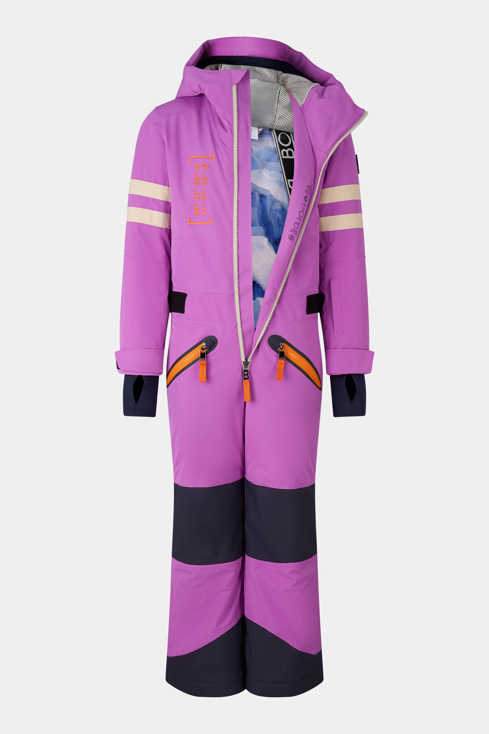 Combinaison de ski Kids Powder Violet