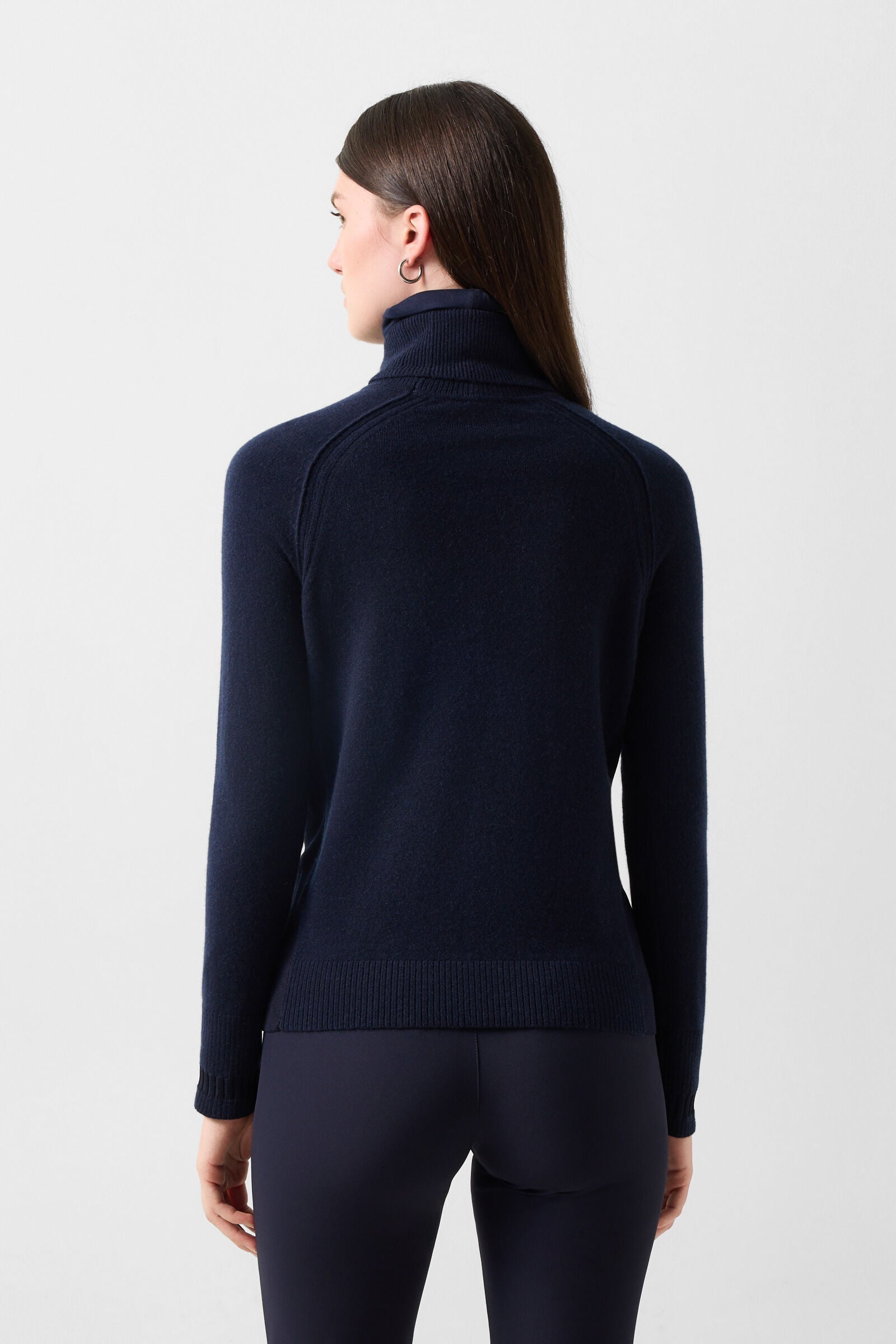 Schurwoll-Kaschmir-Pullover Vaiana Navy