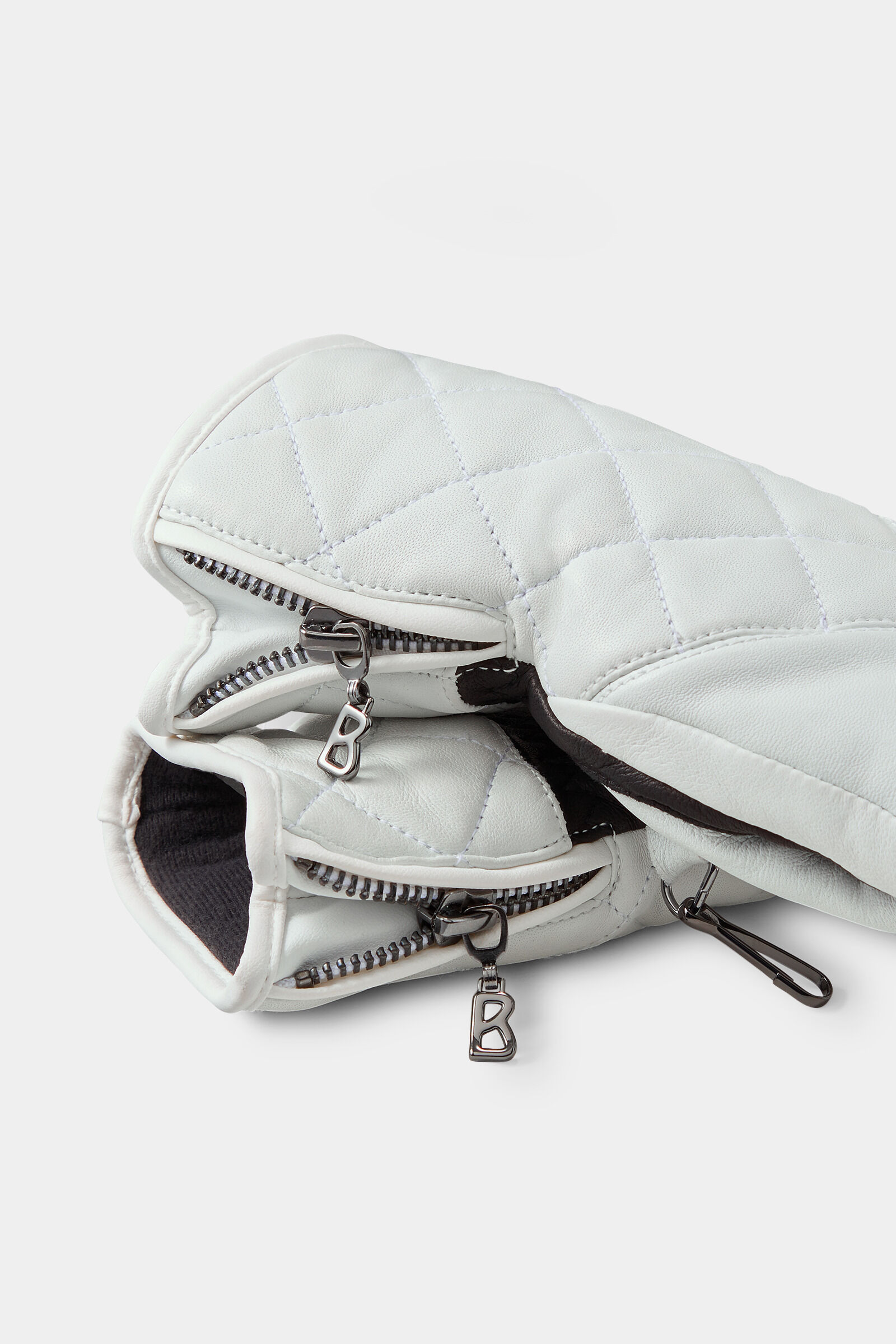 Leather gloves Dana Off-white