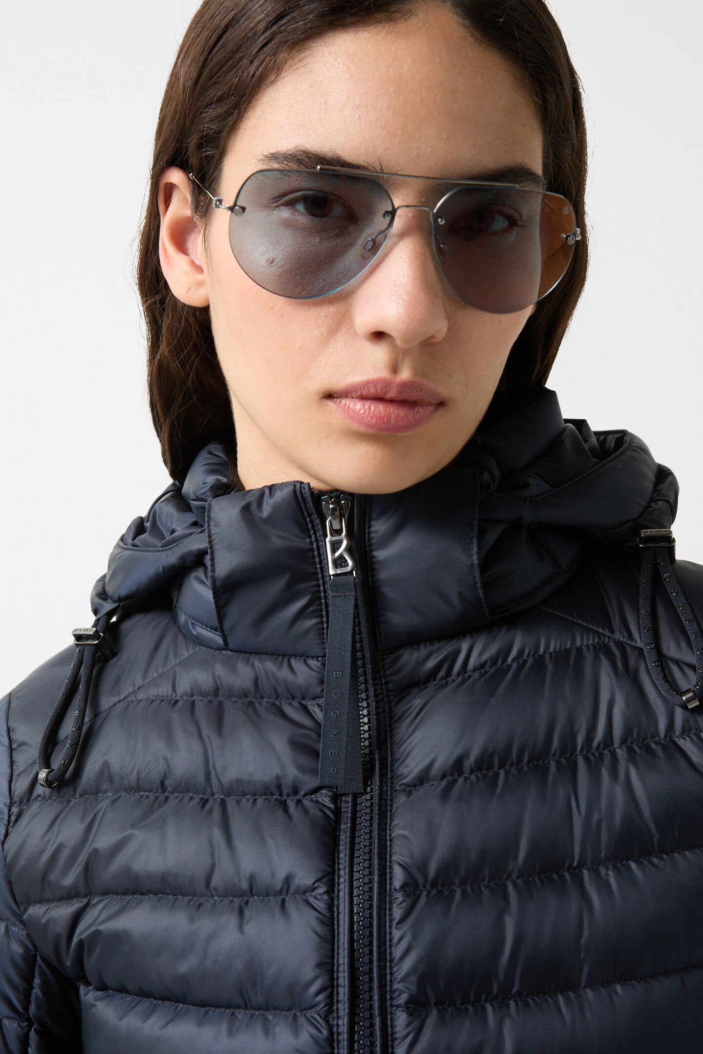 Farah lightweight down jacket Navy blue