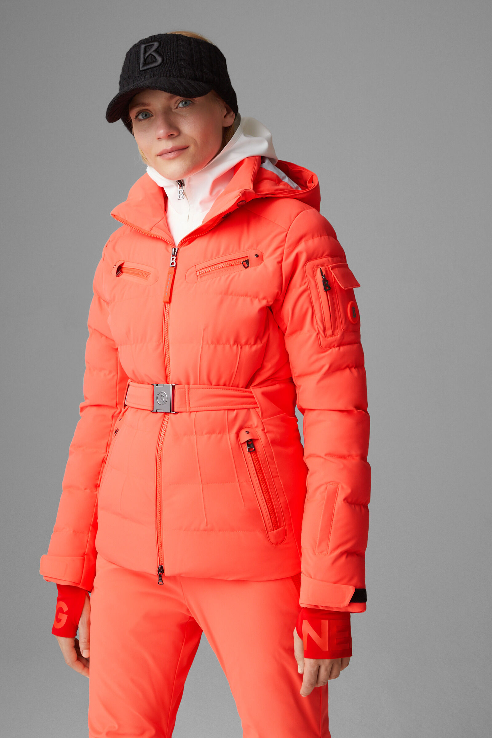 Bogner orange on sale ski jacket