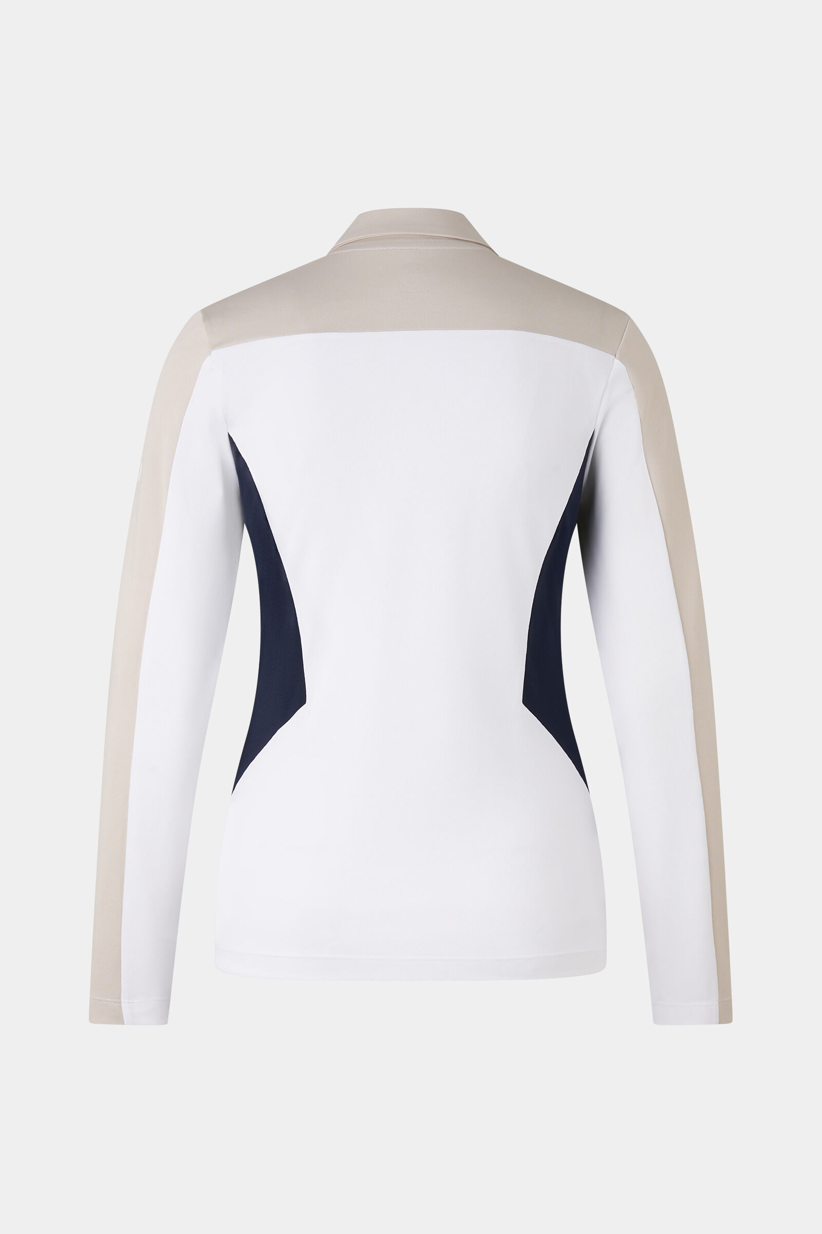 Greta functional long-sleeved top White/beige/navy blue