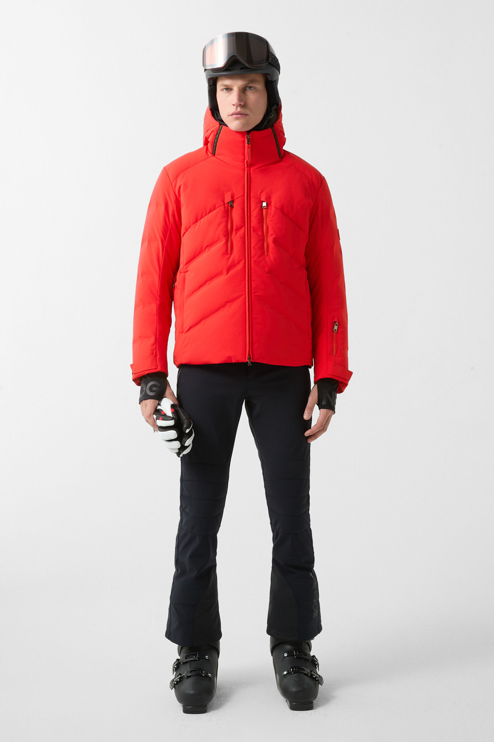 Jervis down ski jacket Red
