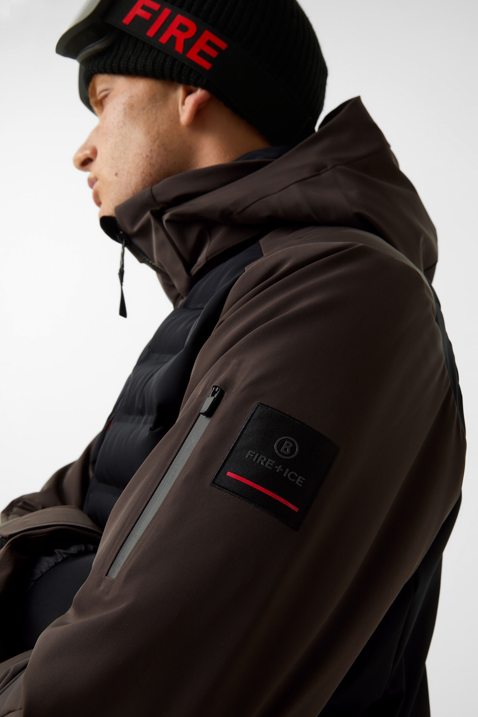 Ivo ski jacket Black/Chocolate