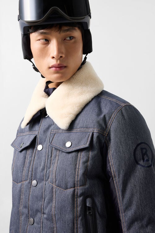 Jeen denim ski jacket Denim Blue