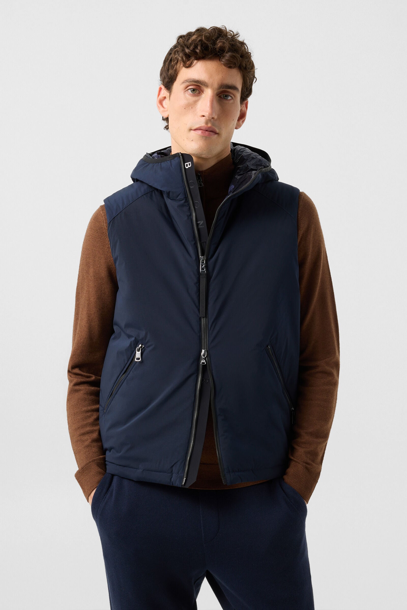 Clion lightweight down waistcoat Navy blue