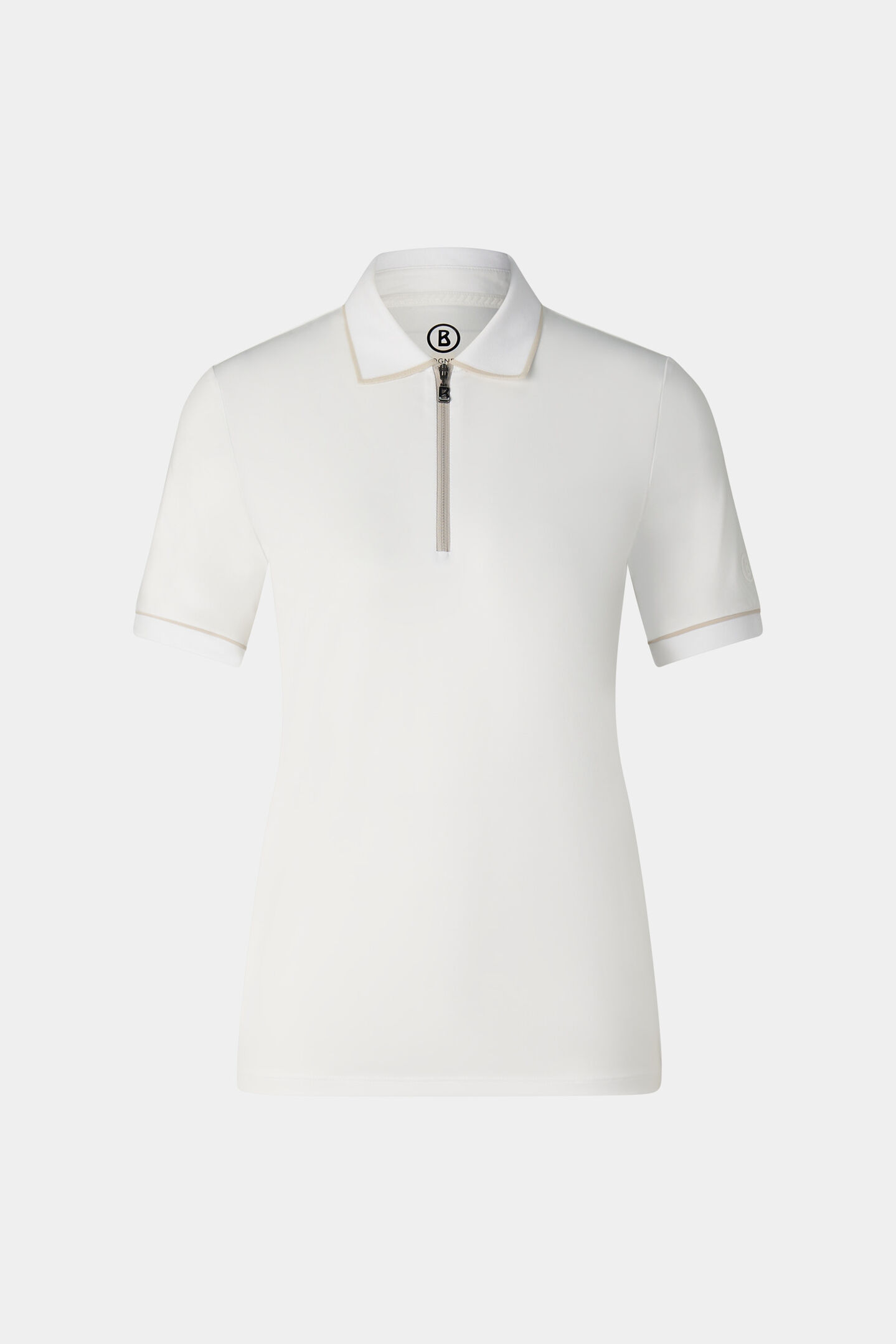 Caren functional short-sleeved top White