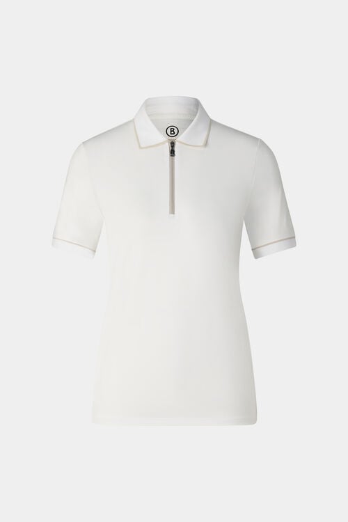 Caren functional short-sleeved top White