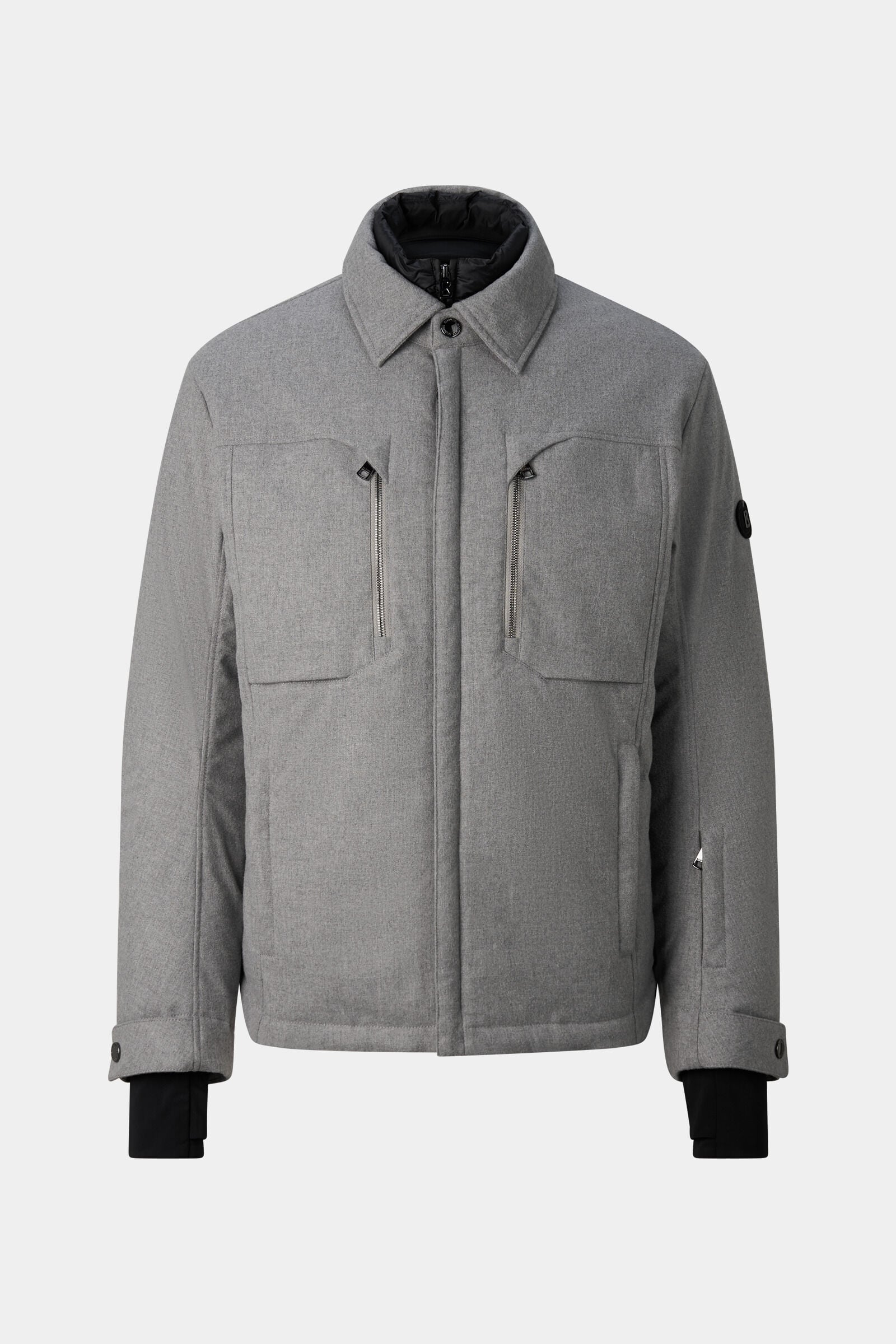 Flave Flannel Jacket Light Gray