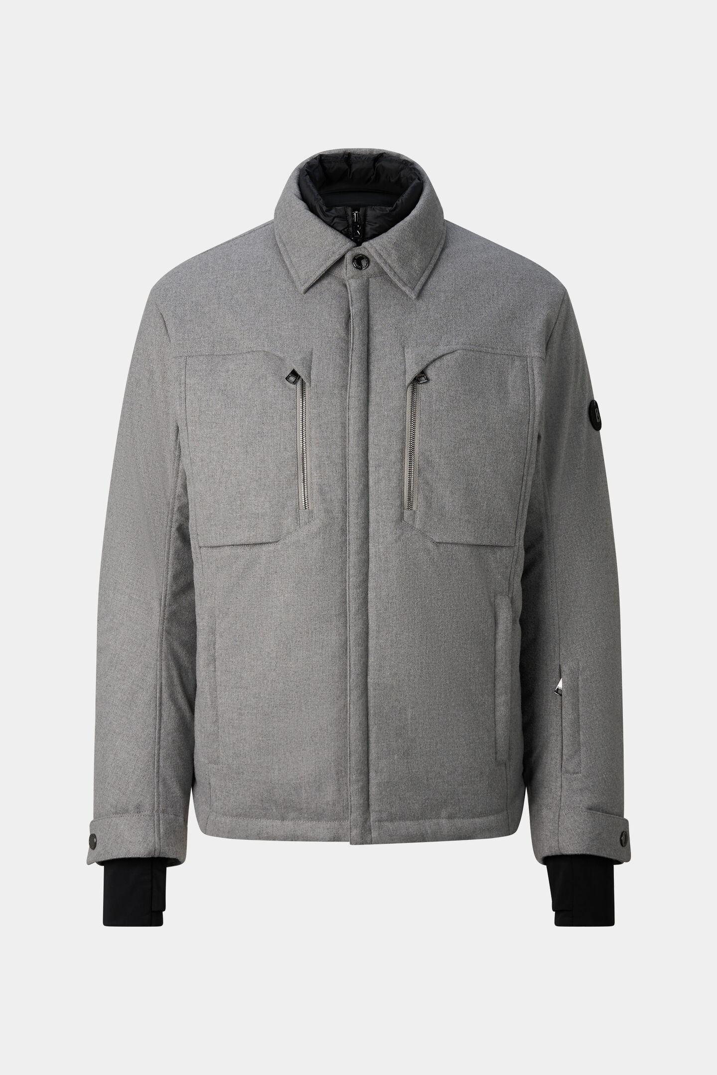 Flave Flannel Jacket Light Gray