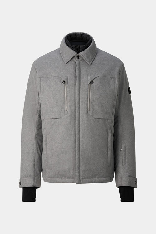 Flanell-Jacke Flave Hellgrau