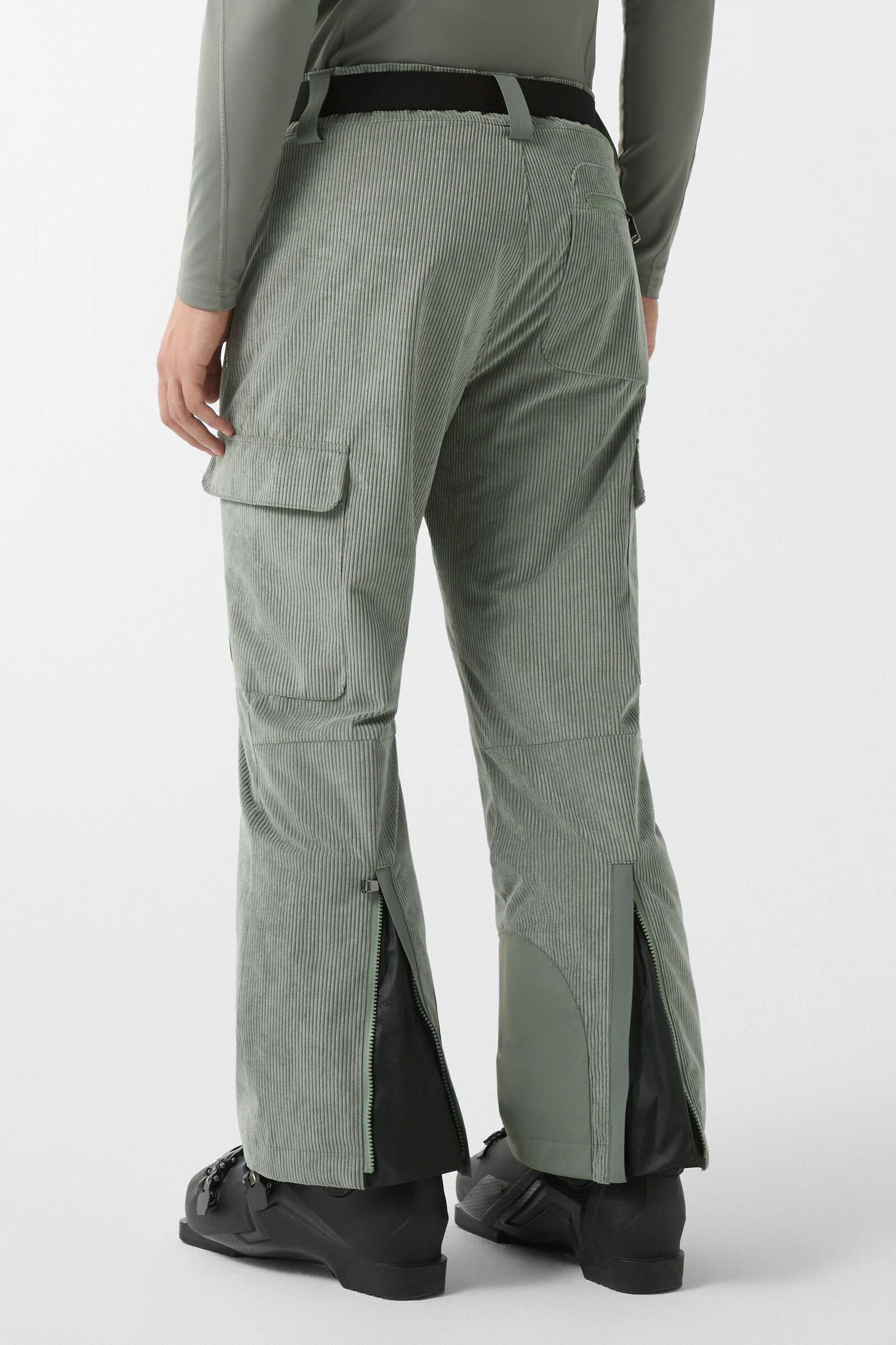 Corbin corduroy ski trousers Eucalyptus