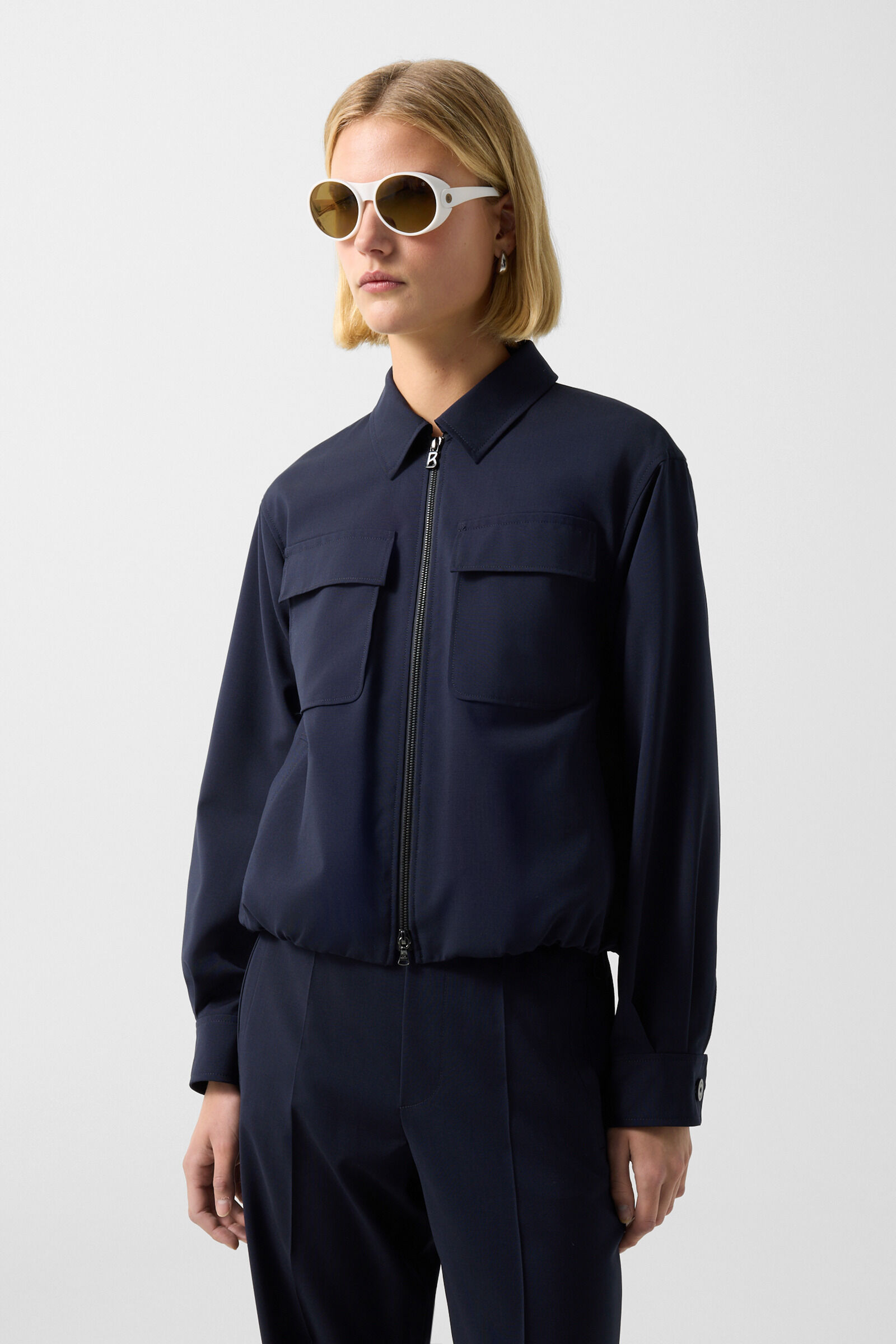 Tracy shirt jacket Navy blue