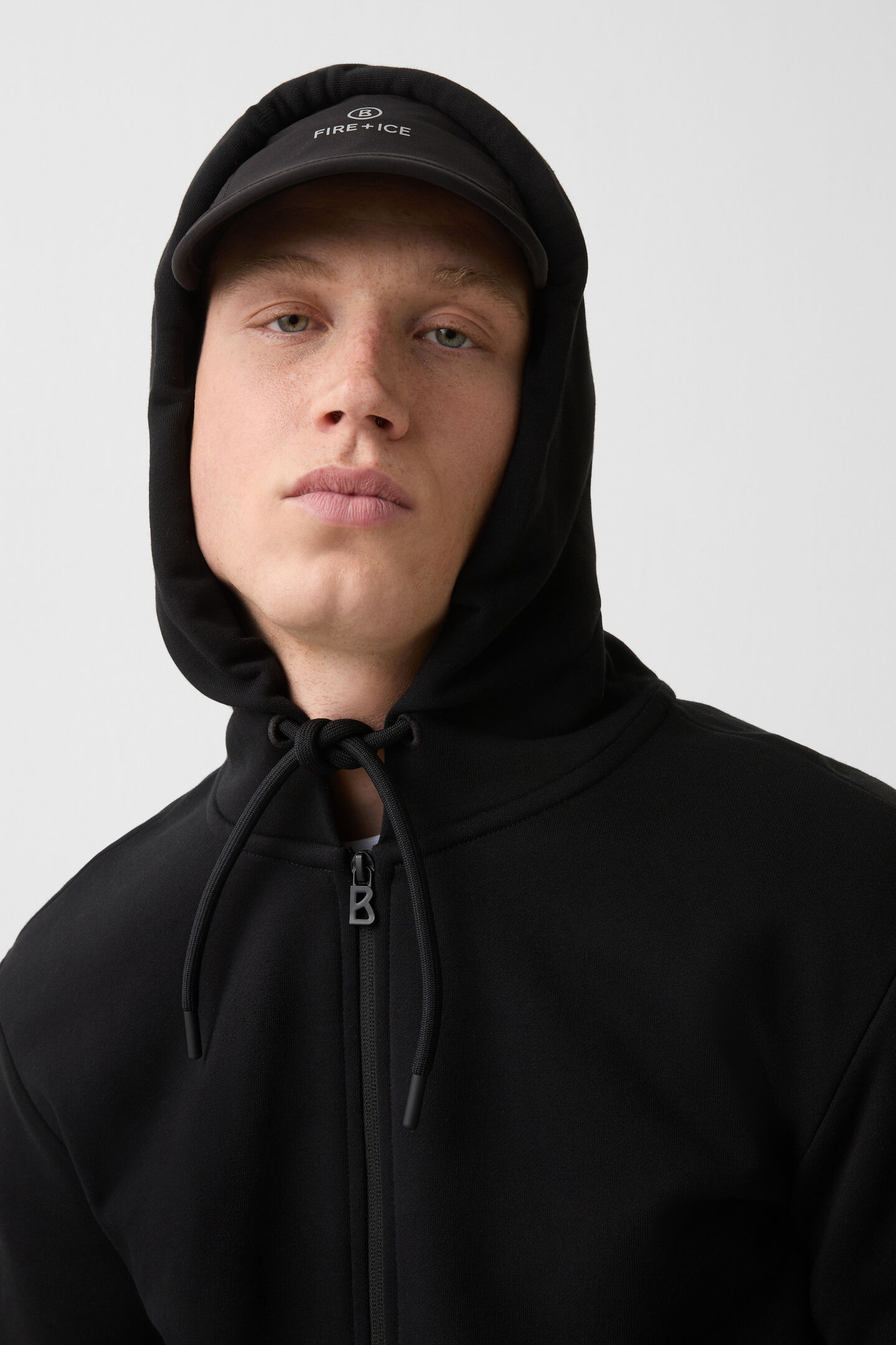 Filipo jersey jacket Black