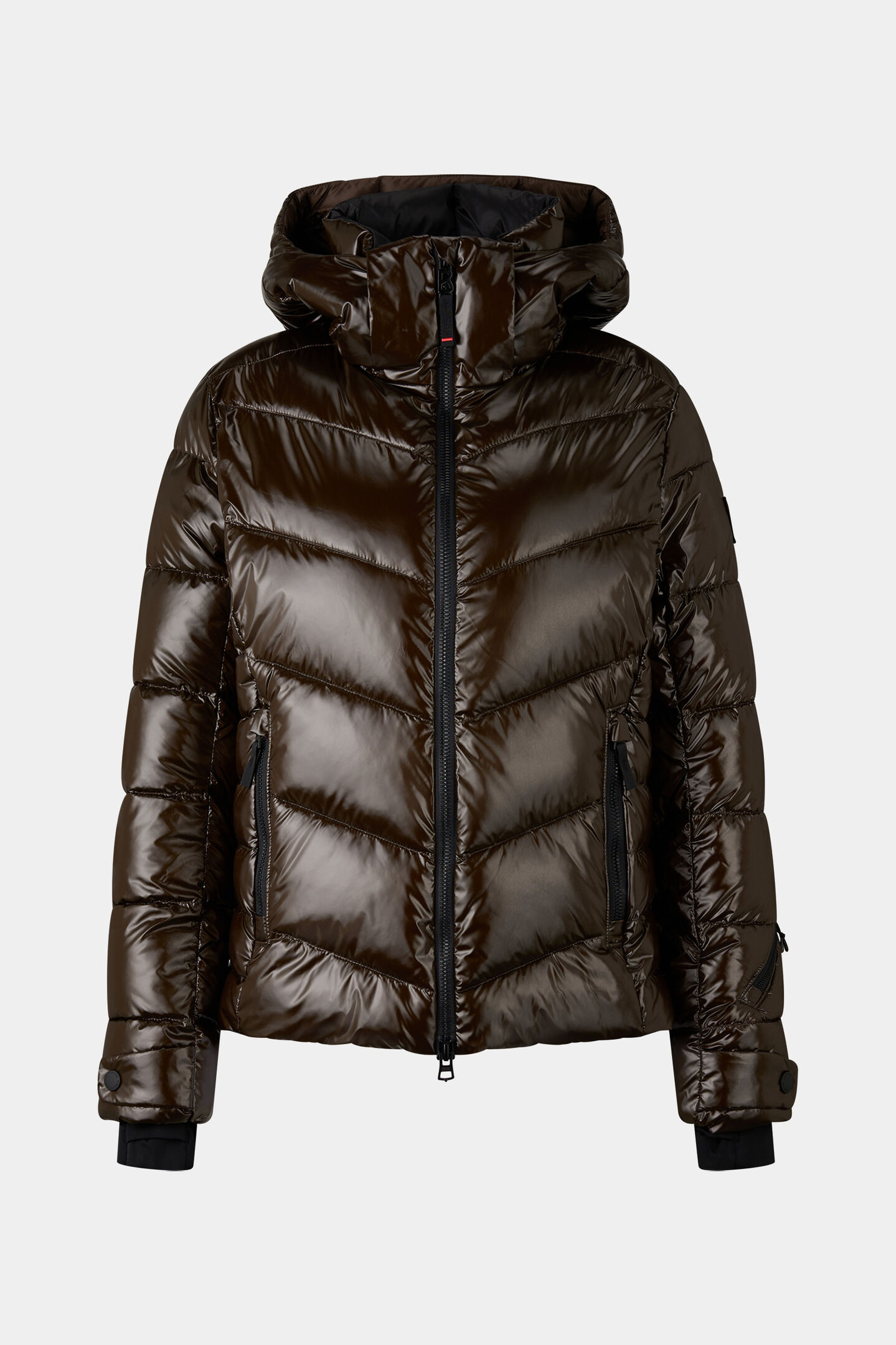 Saelly quilted jacket Chocolate