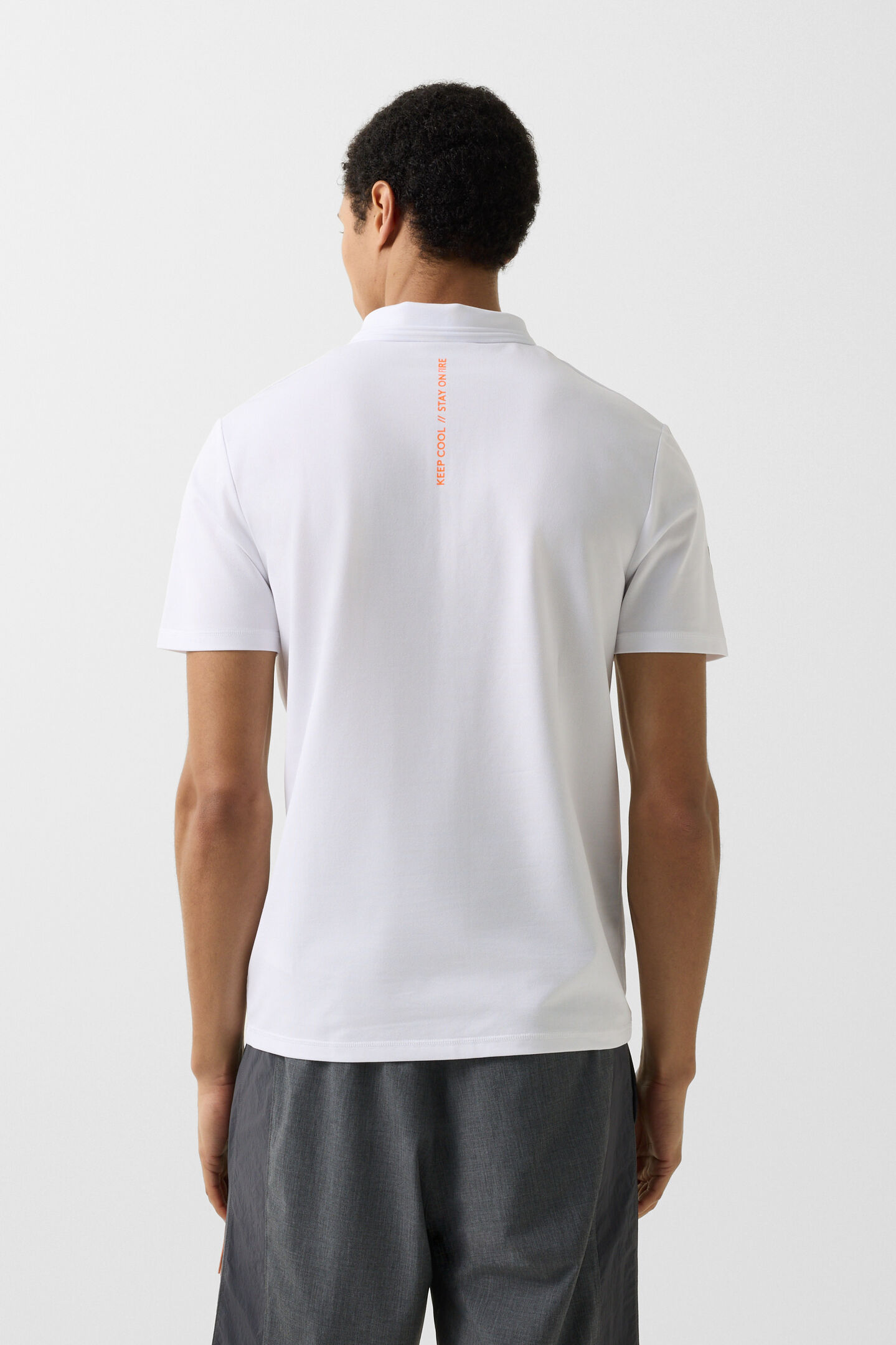 Funktions-Polo-Shirt Mikka Wei&szlig;