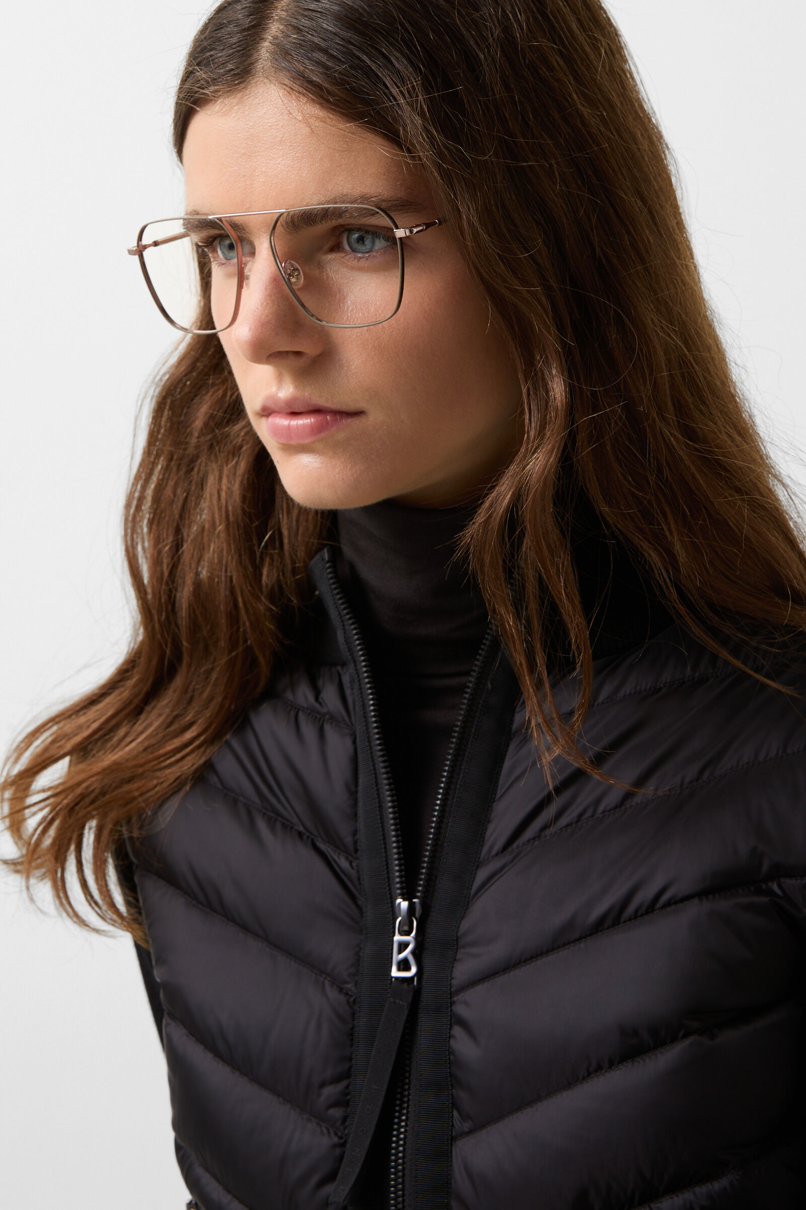 Zilly hybrid knit jacket Black