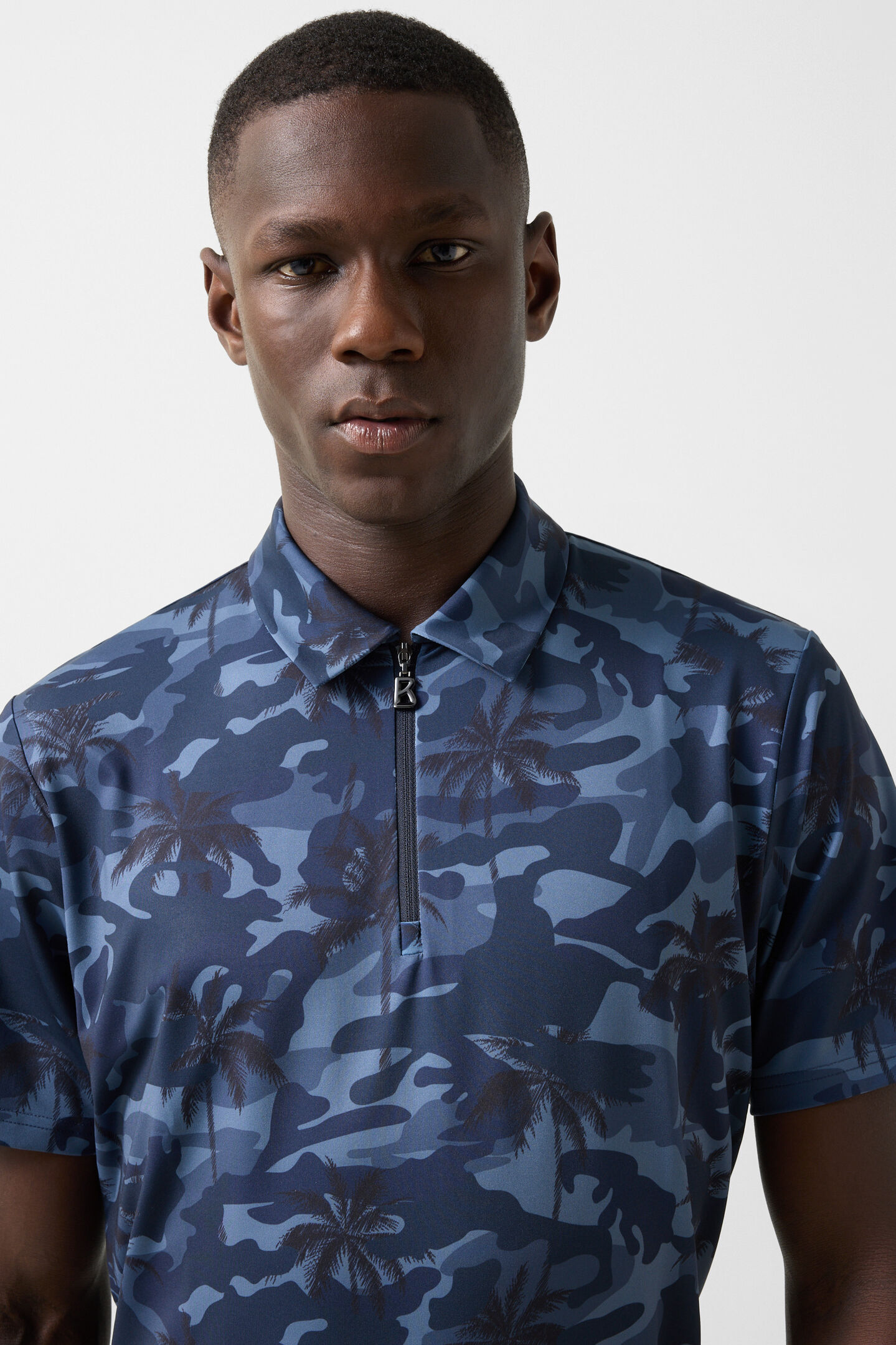 Taron functional short-sleeved top Navy blue