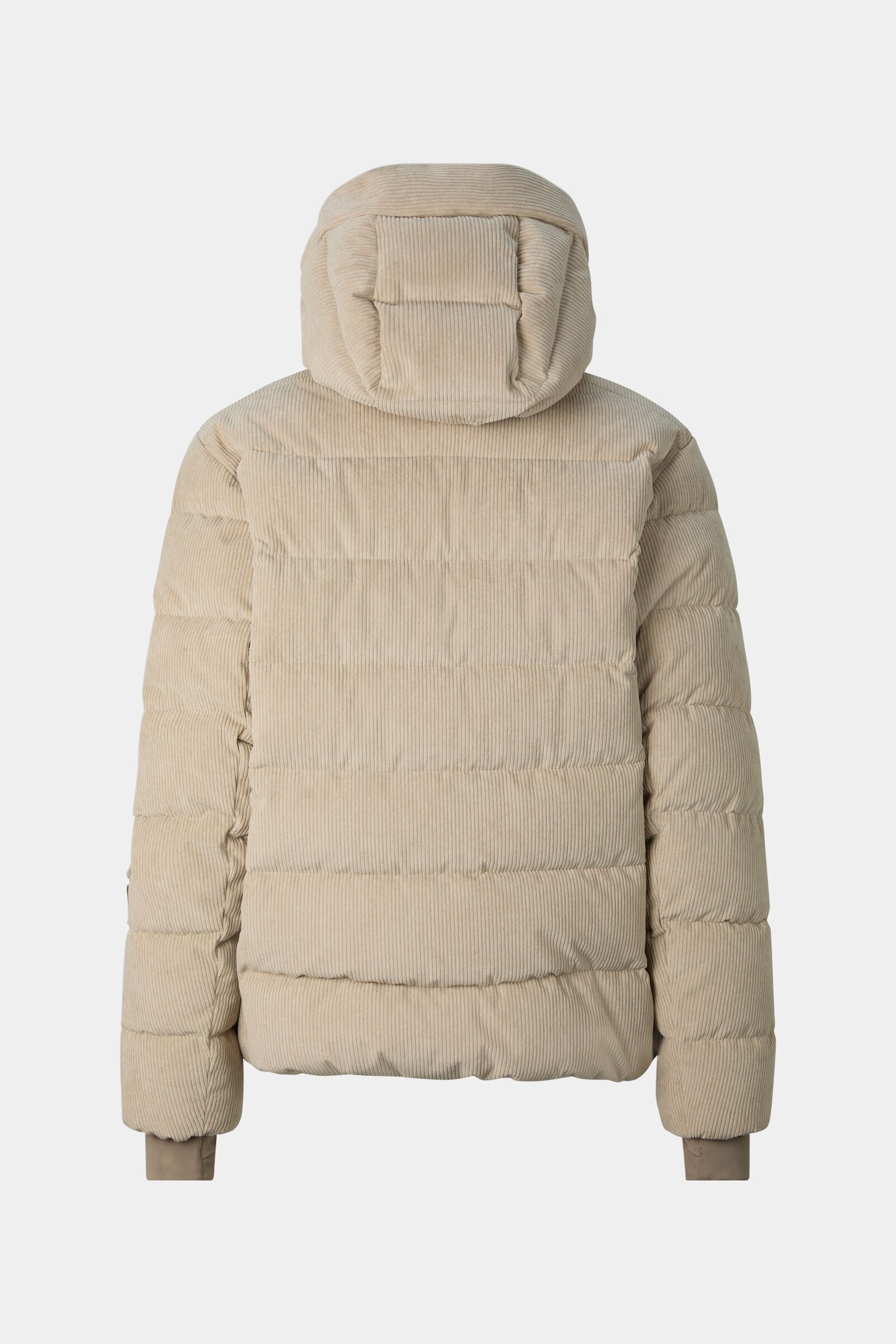 Veste de ski en velours c&ocirc;tel&eacute; Luka Beige