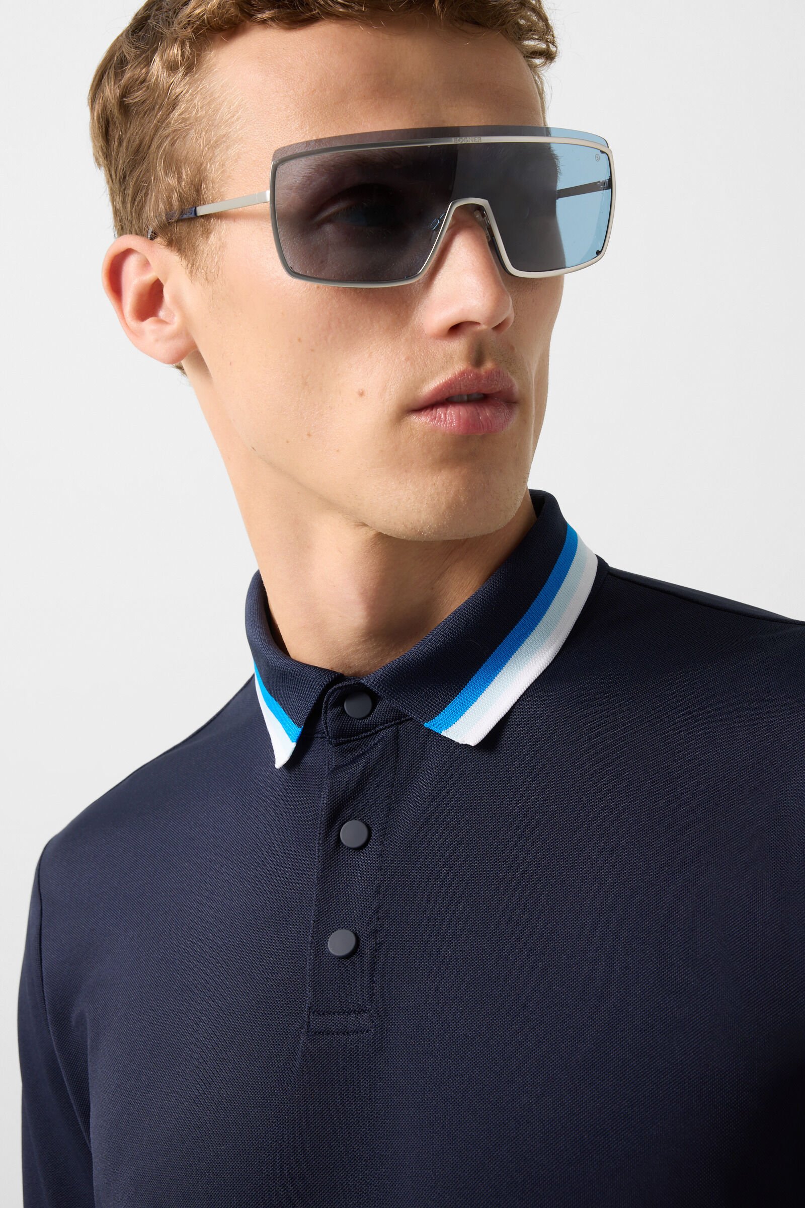 Funktions-Polo-Shirt Arik Navy-Blau