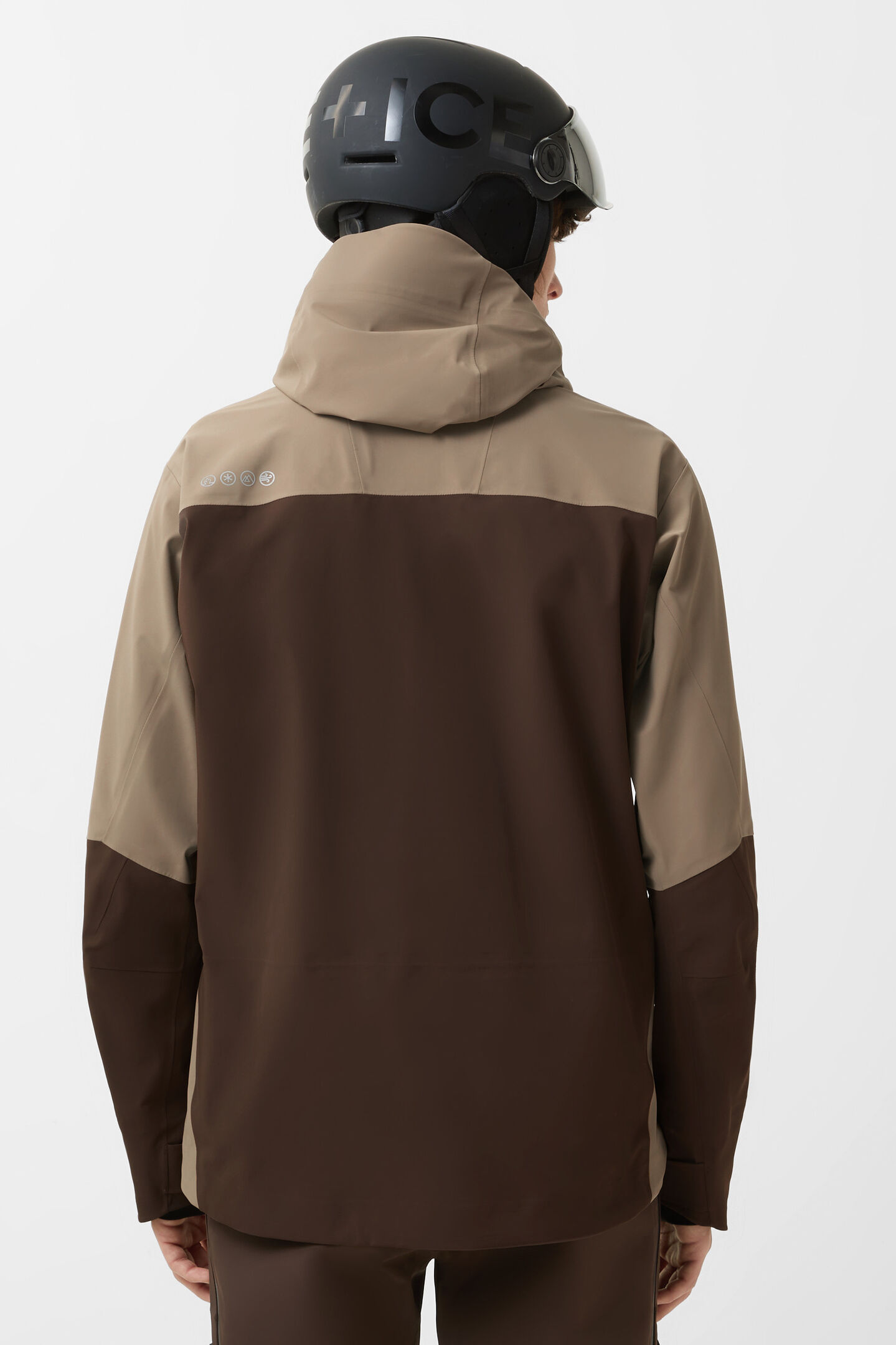Piaro softshell ski jacket Caramel/Chocolate