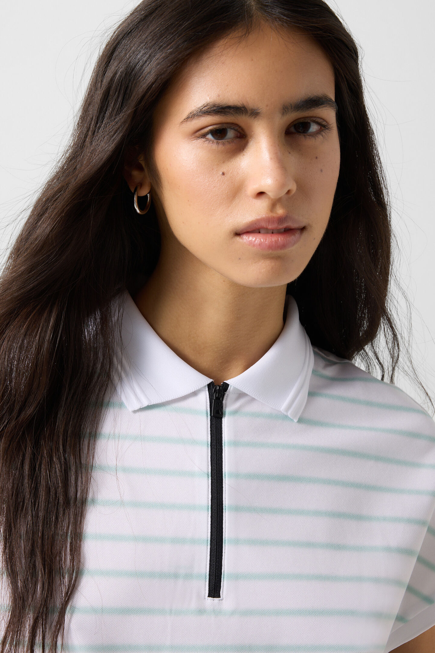 Gaja polo shirt Mint/white