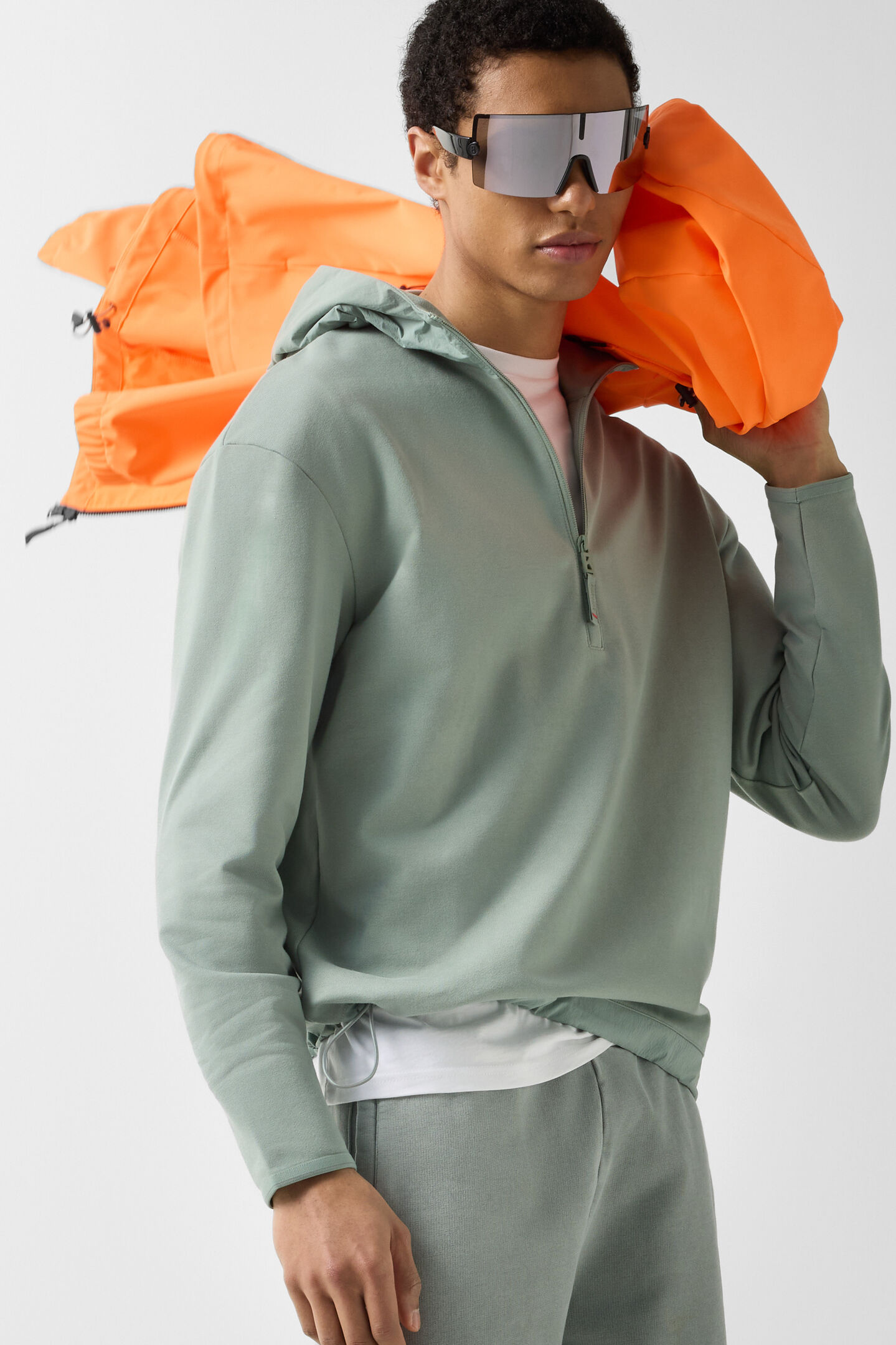 Hoodie David Eukalyptus