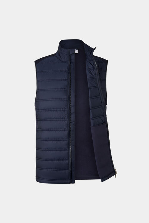 Hybrid-Weste Frido Navy-Blau