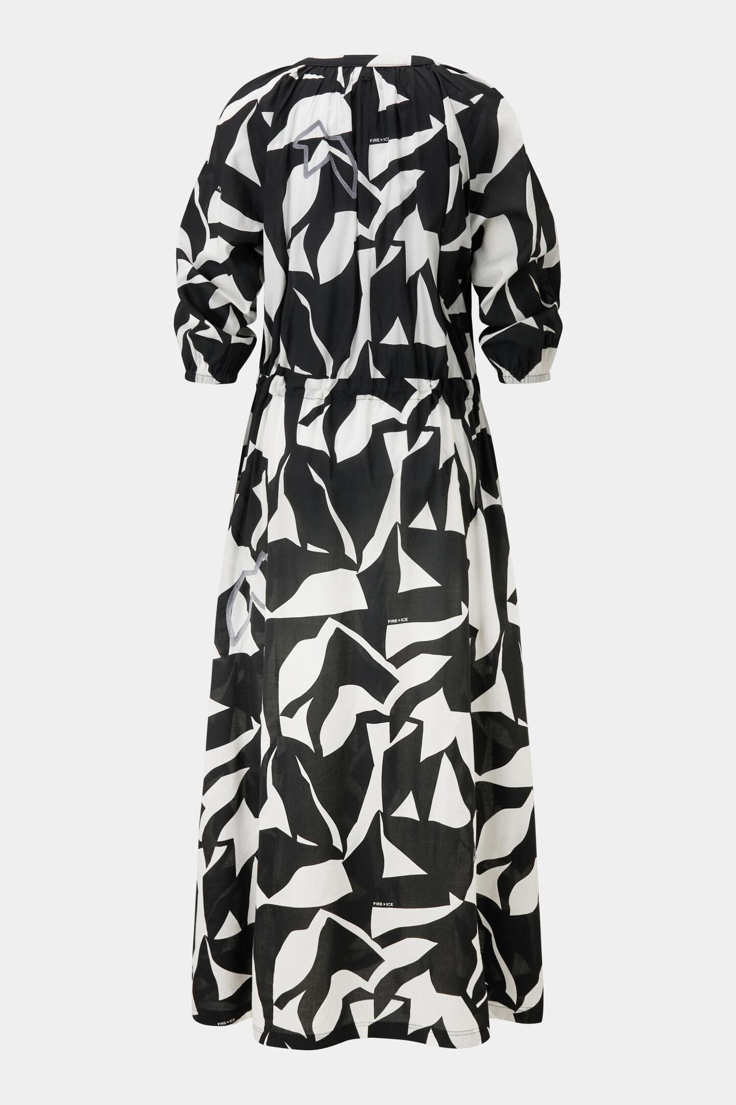 Olivia beach dress Black/white