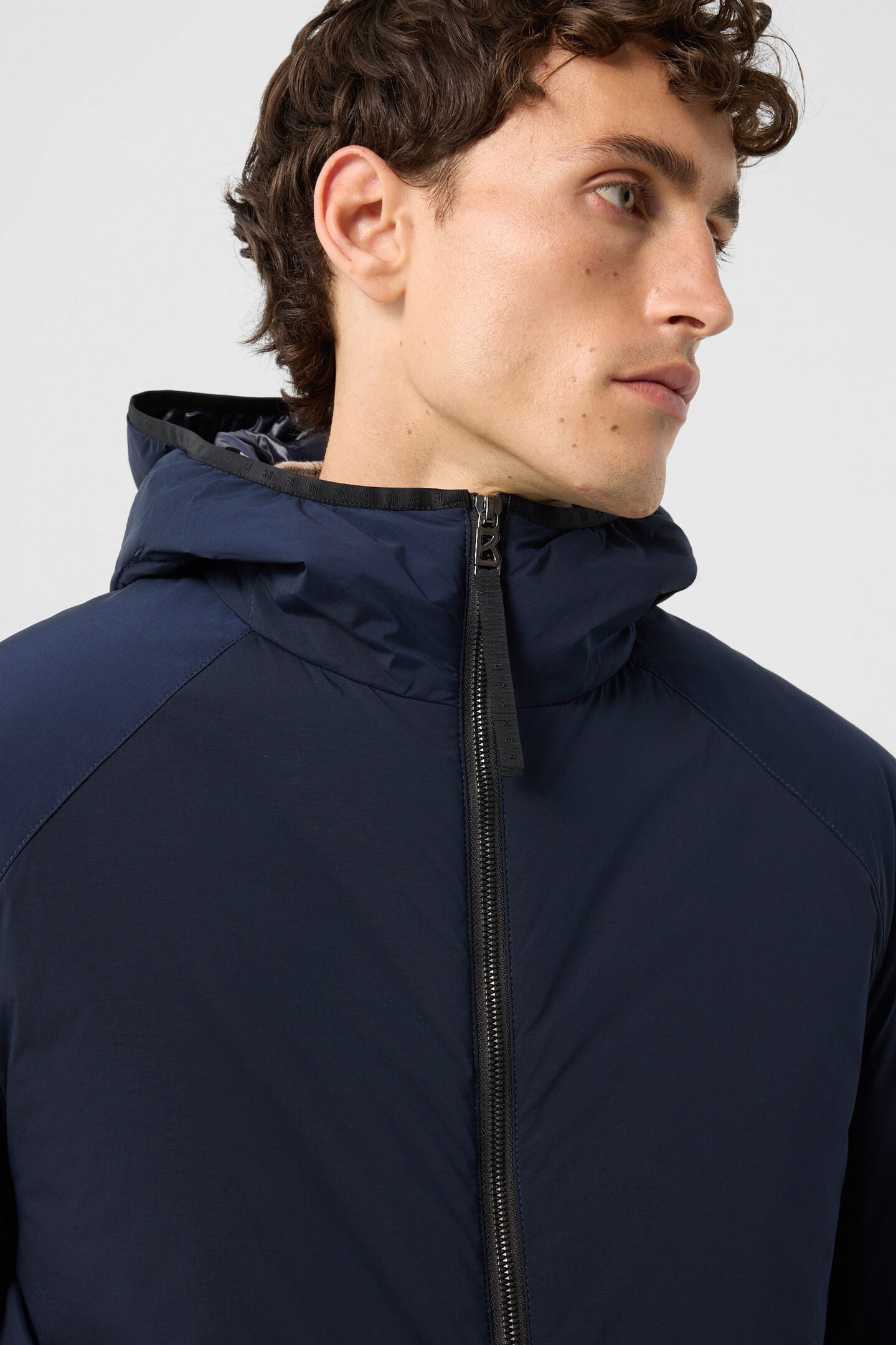 Clio lightweight down jacket Navy blue