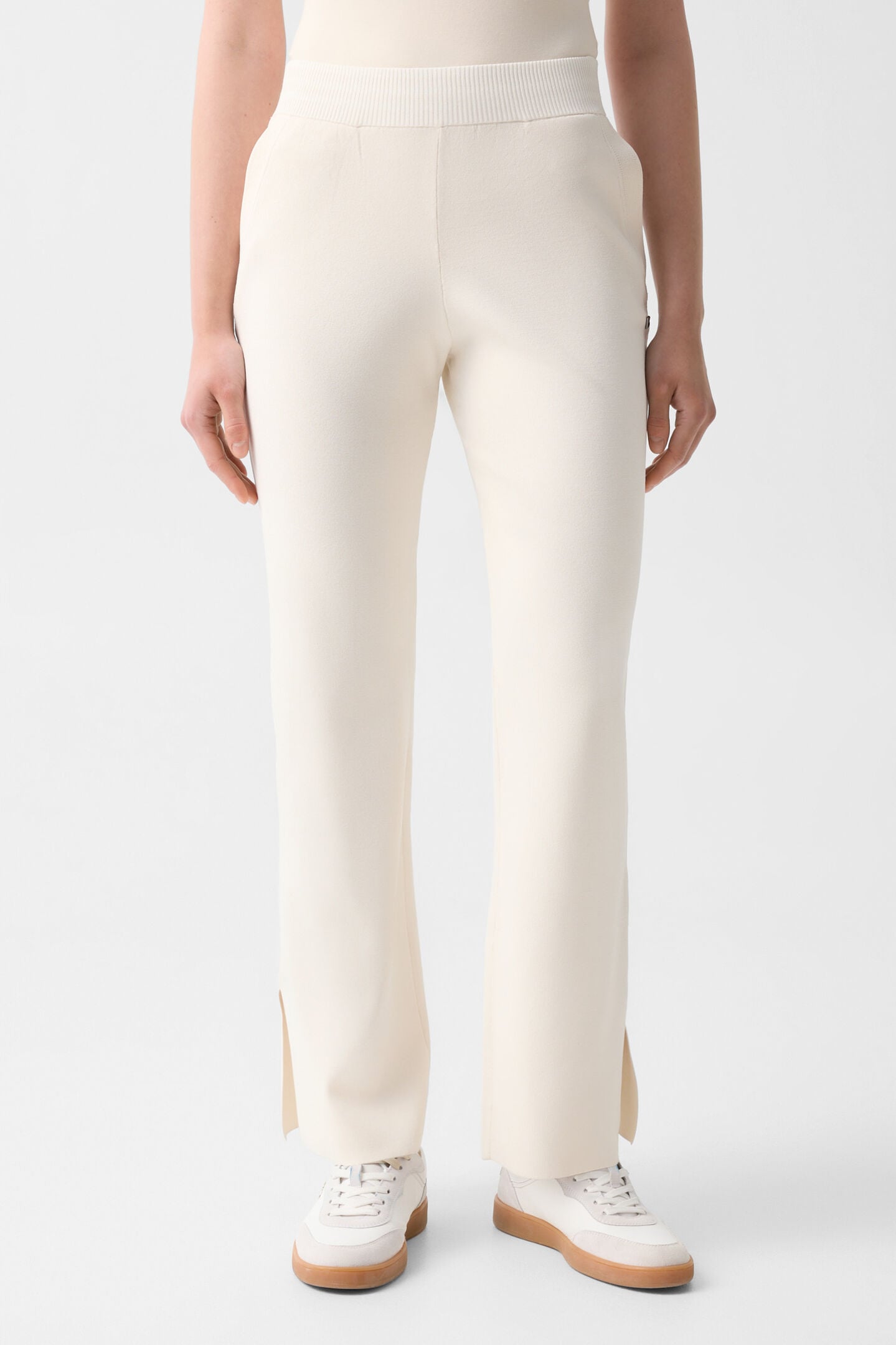 Josie knitted trousers Cream