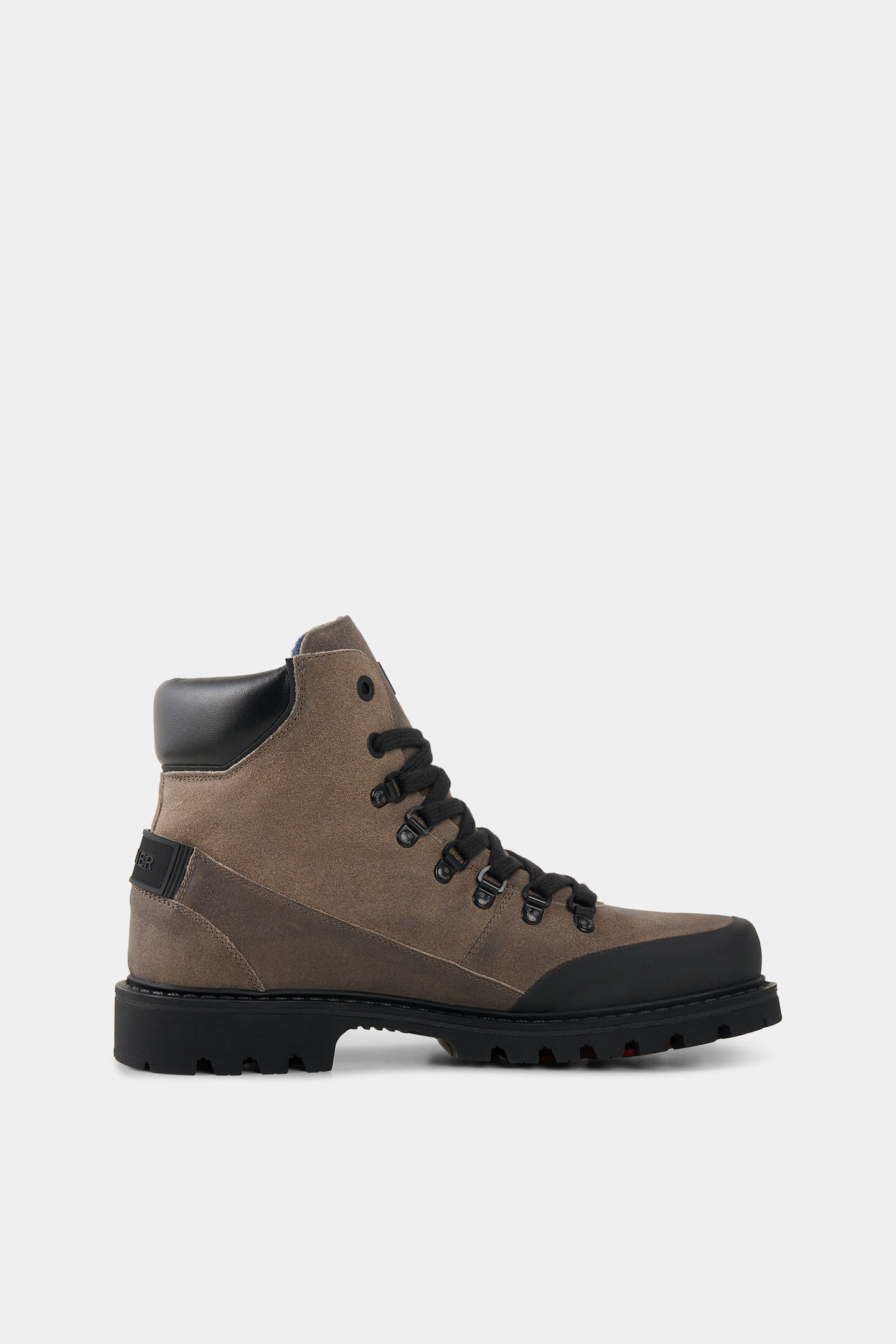 Mid Boots Helsinki mit Spikes Taupe/Schwarz