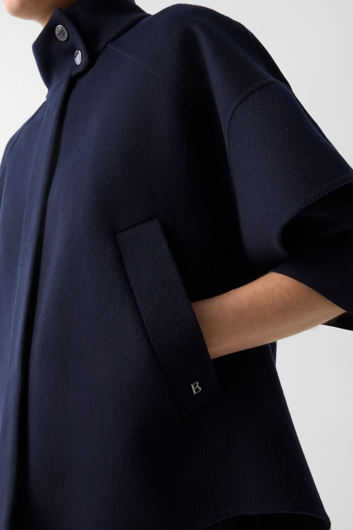 Wool waistcoat Venice Navy blue
