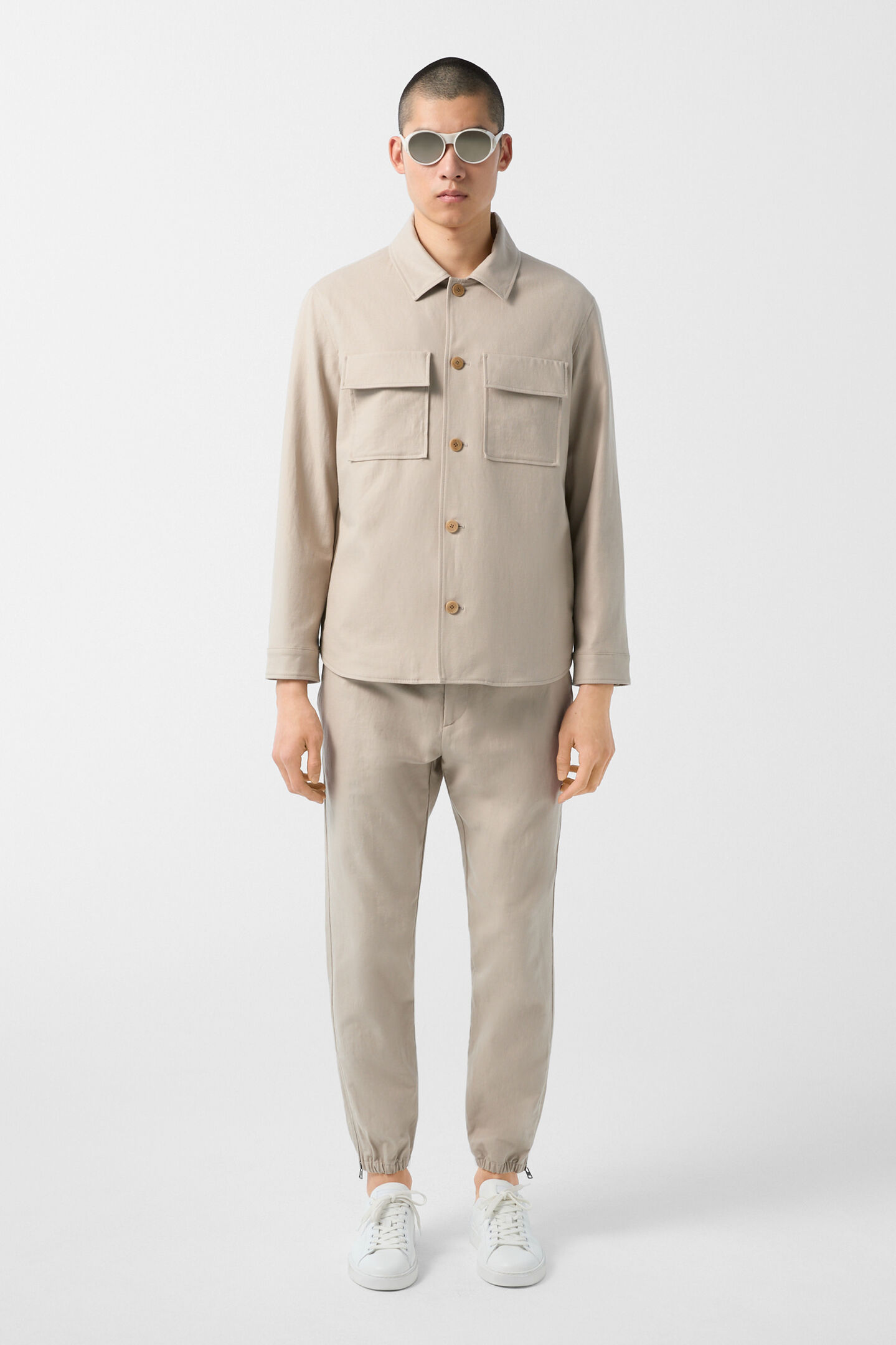 Hemdjacke Larry Beige