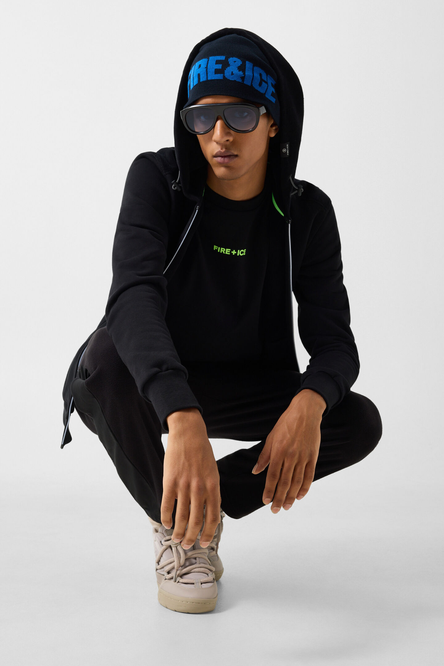 Kano Cotton Jersey Jacket Black