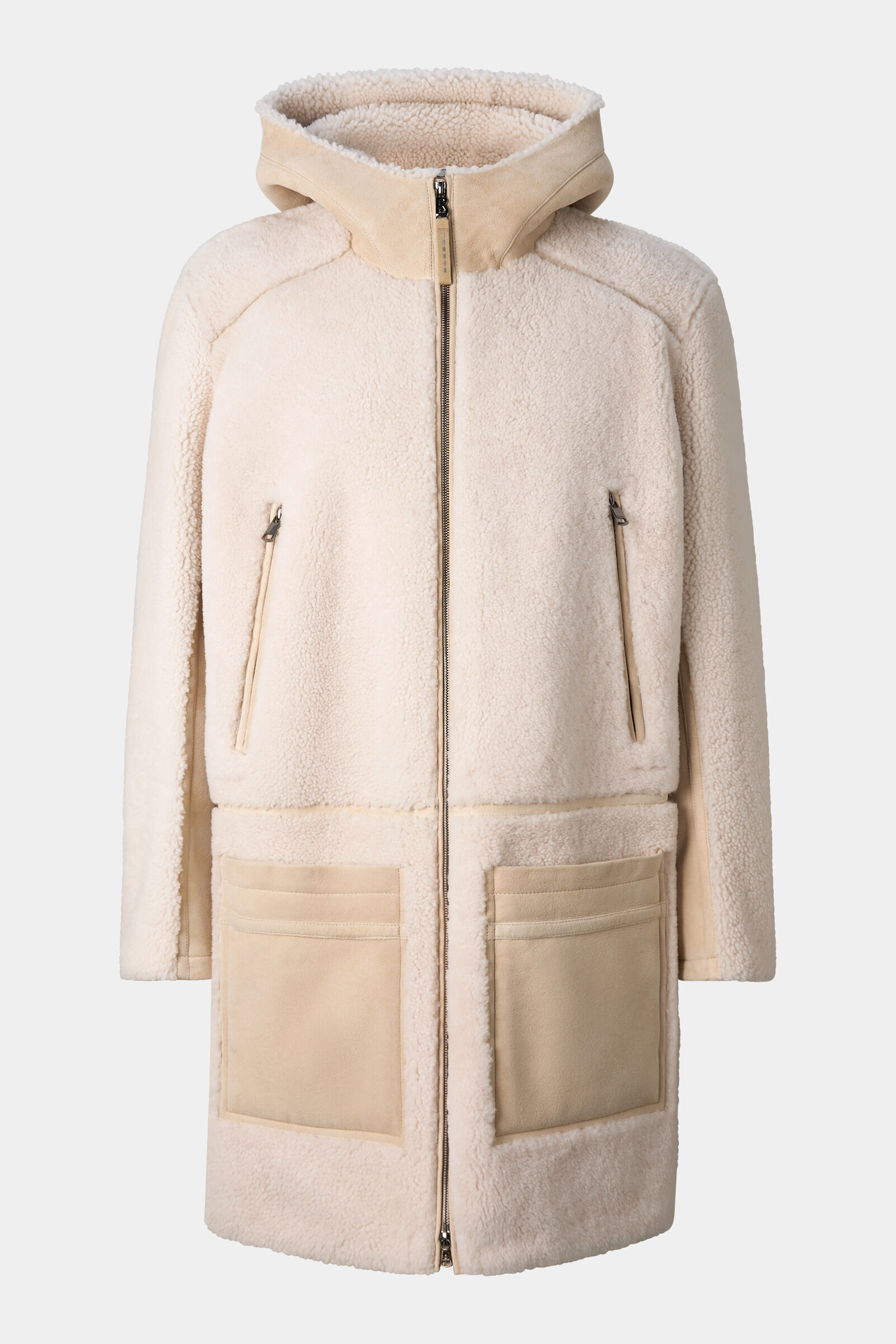 Soan lambskin coat Camel/Cream