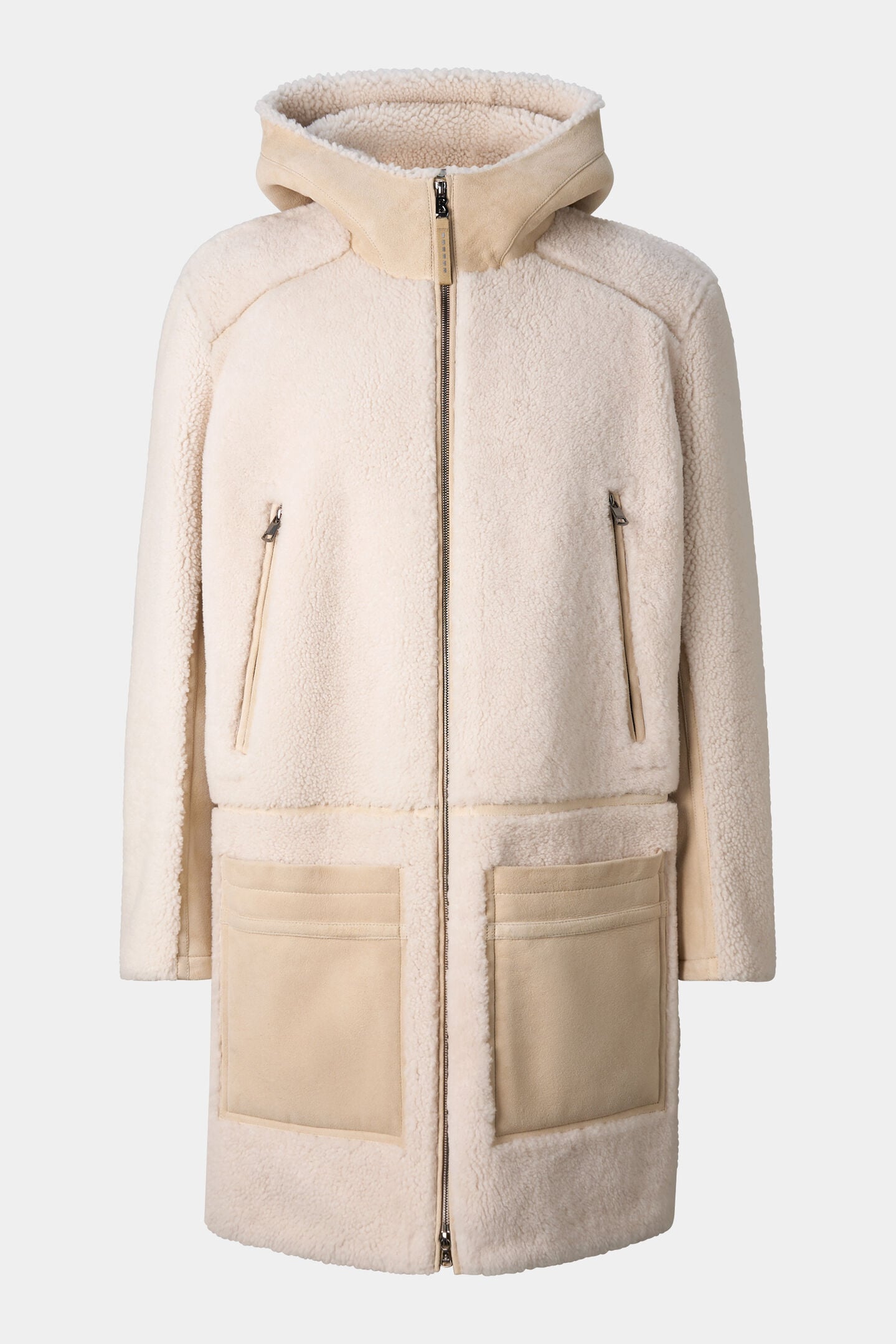 Soan lambskin coat Camel/Cream