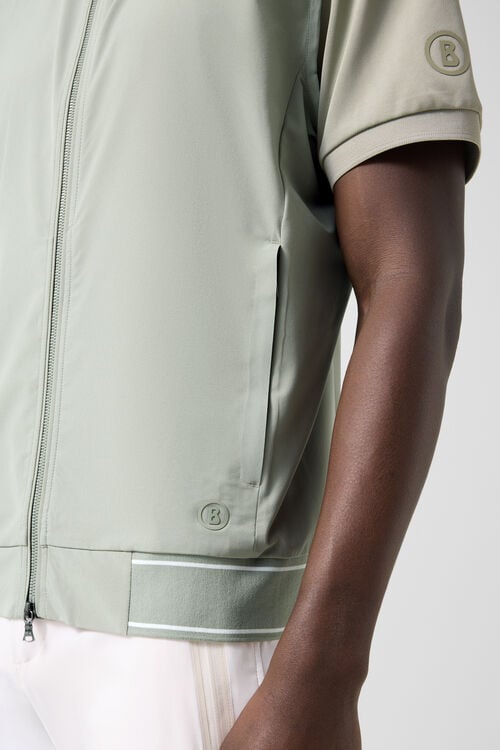 Mahdi functional waistcoat Eucalyptus