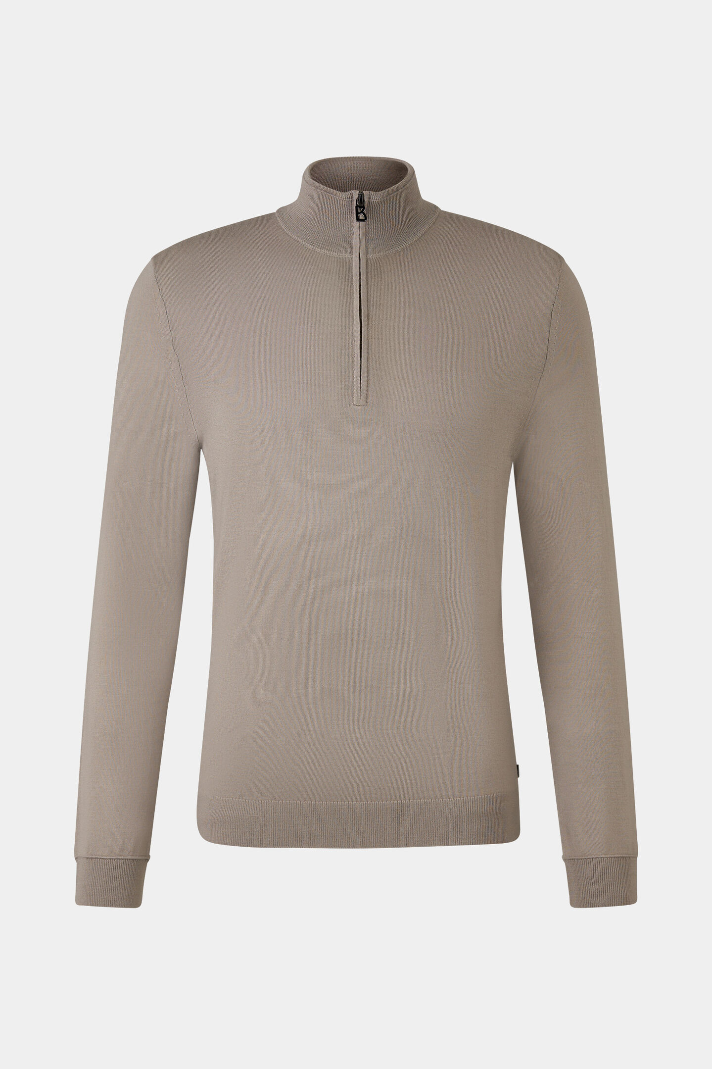 Ouri fine knit troyer Taupe
