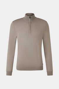 Ouri fine knit troyer Greige Ouri fine knit troyer Greige