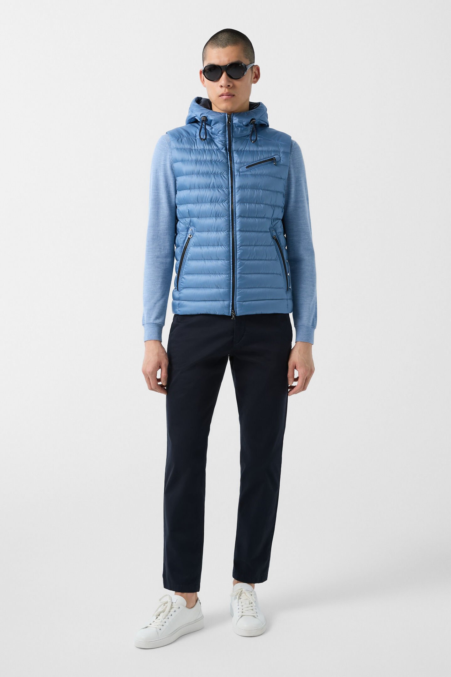 Lonne Lightweight down gilet Blue
