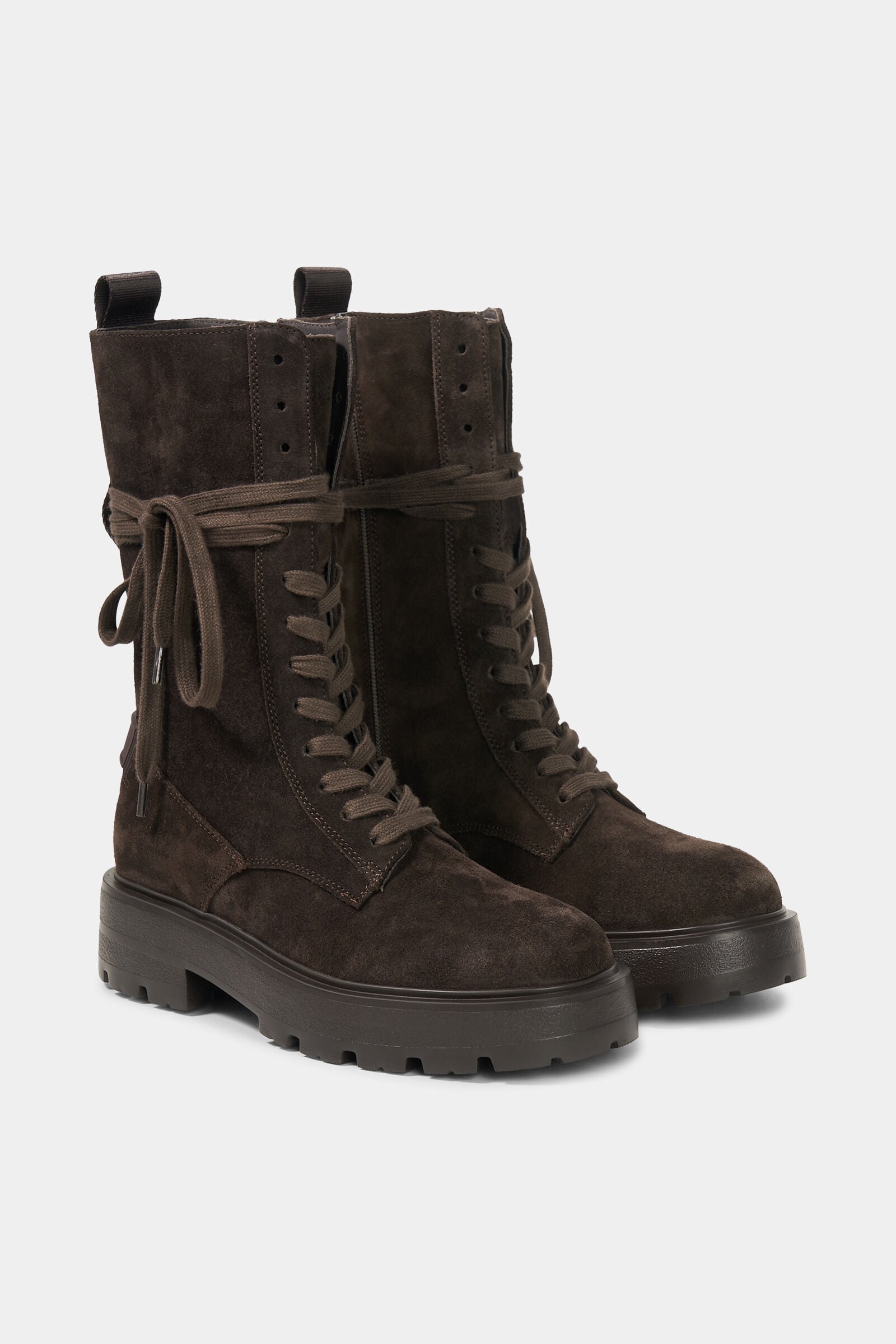 Schn&uuml;rboots Riga Dunkelbraun