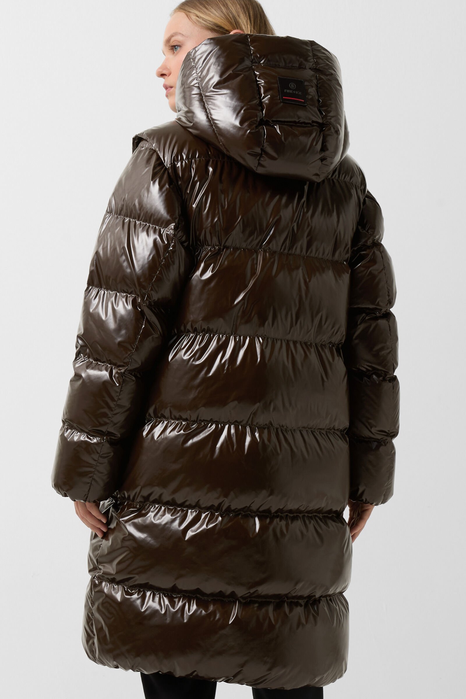 2-in1-Daunenmantel Asta Chocolate