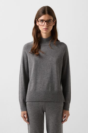 Schurwoll-Pullover Lysanne Anthrazit Schurwoll-Pullover Lysanne Anthrazit