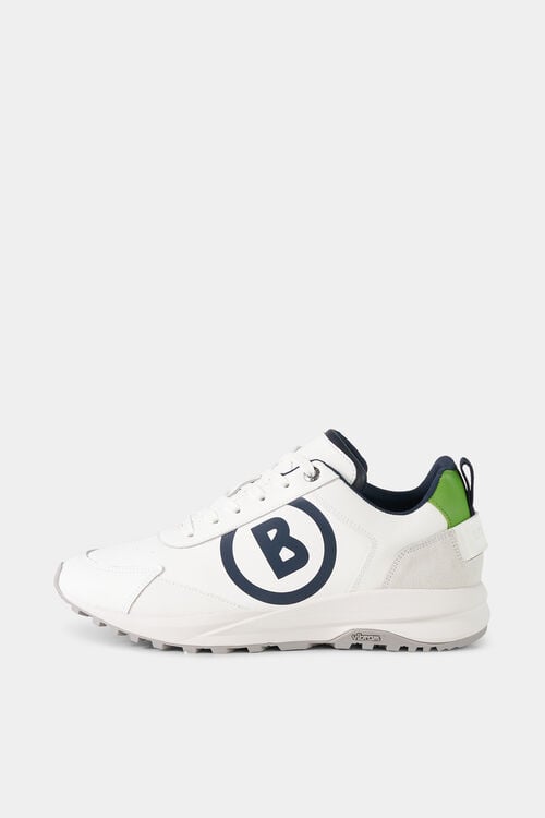 Golf Sneaker Wei&szlig;/Navy-Blau