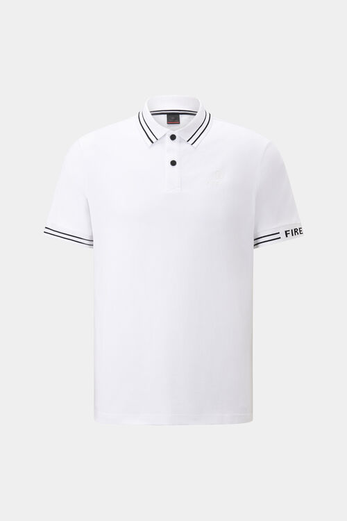Polo-Shirt Arjan Weiß