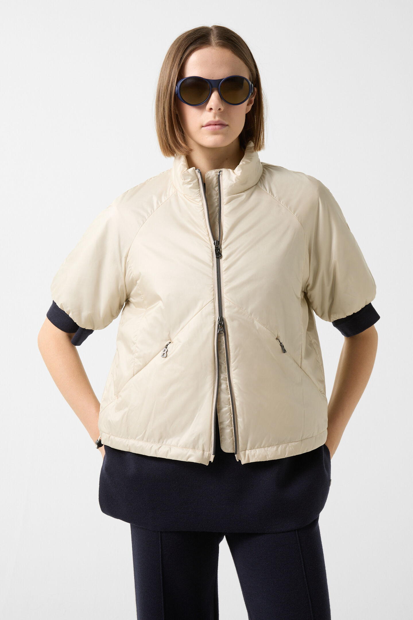 Britany short-sleeved jacket Sand