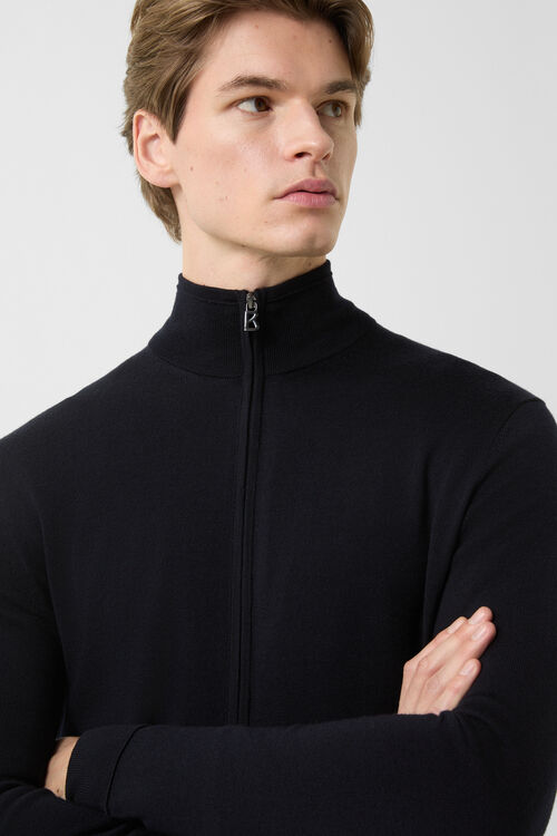 Strickjacke Oscar Navy-Blau