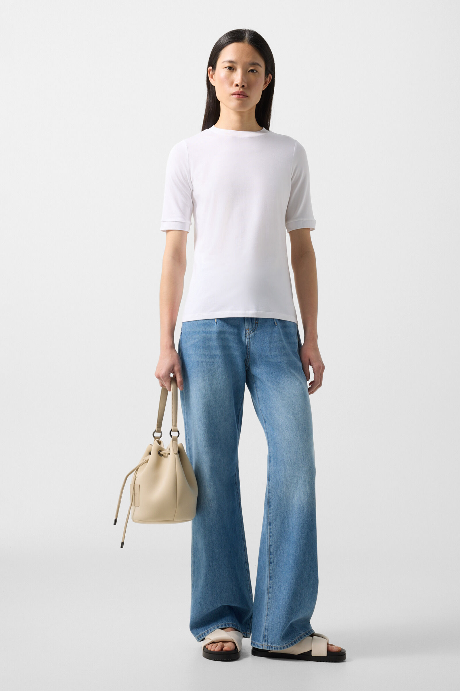 Bucket bag Alvier Ines Sand